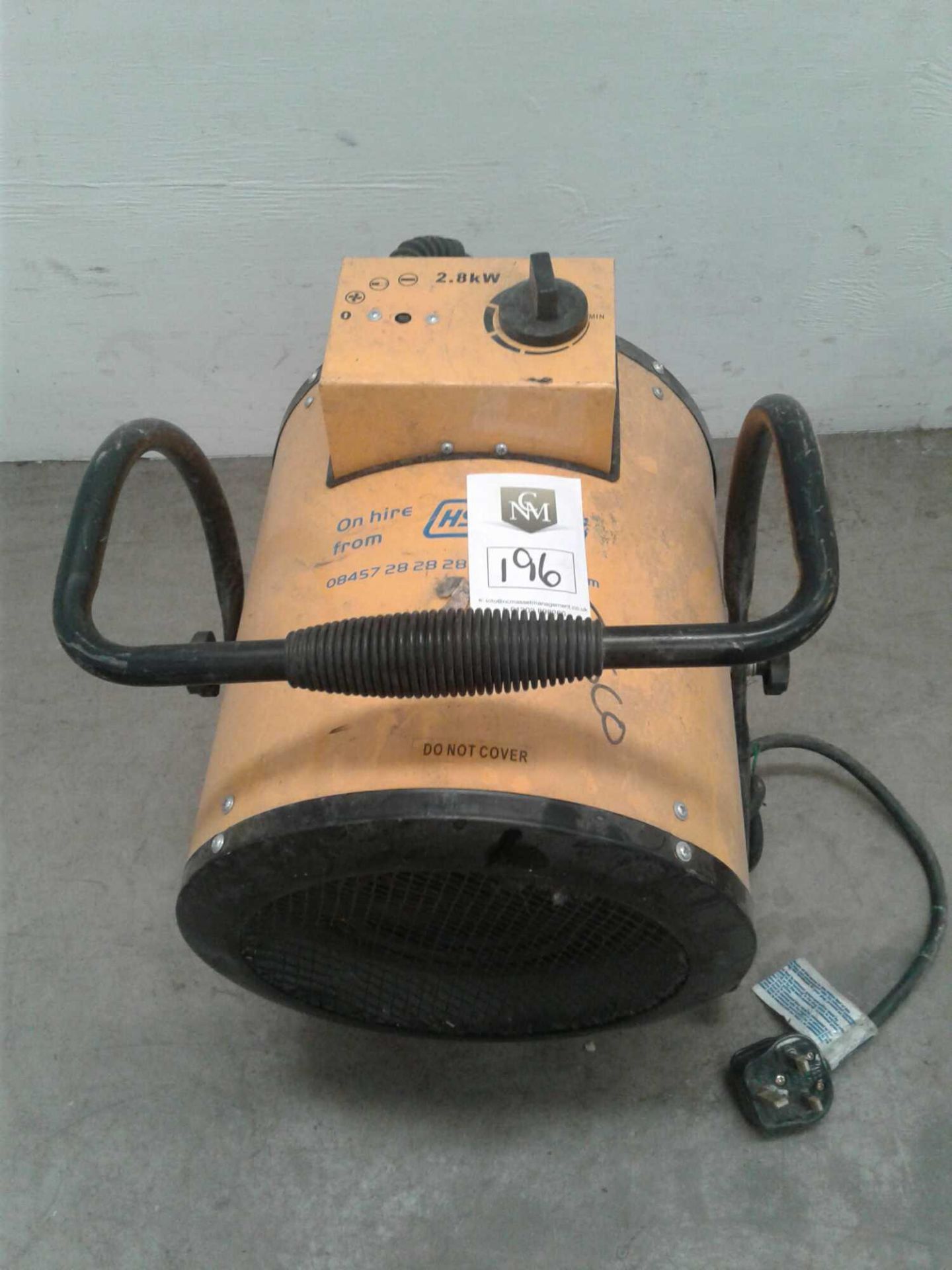 Fan heater 2.8 kw