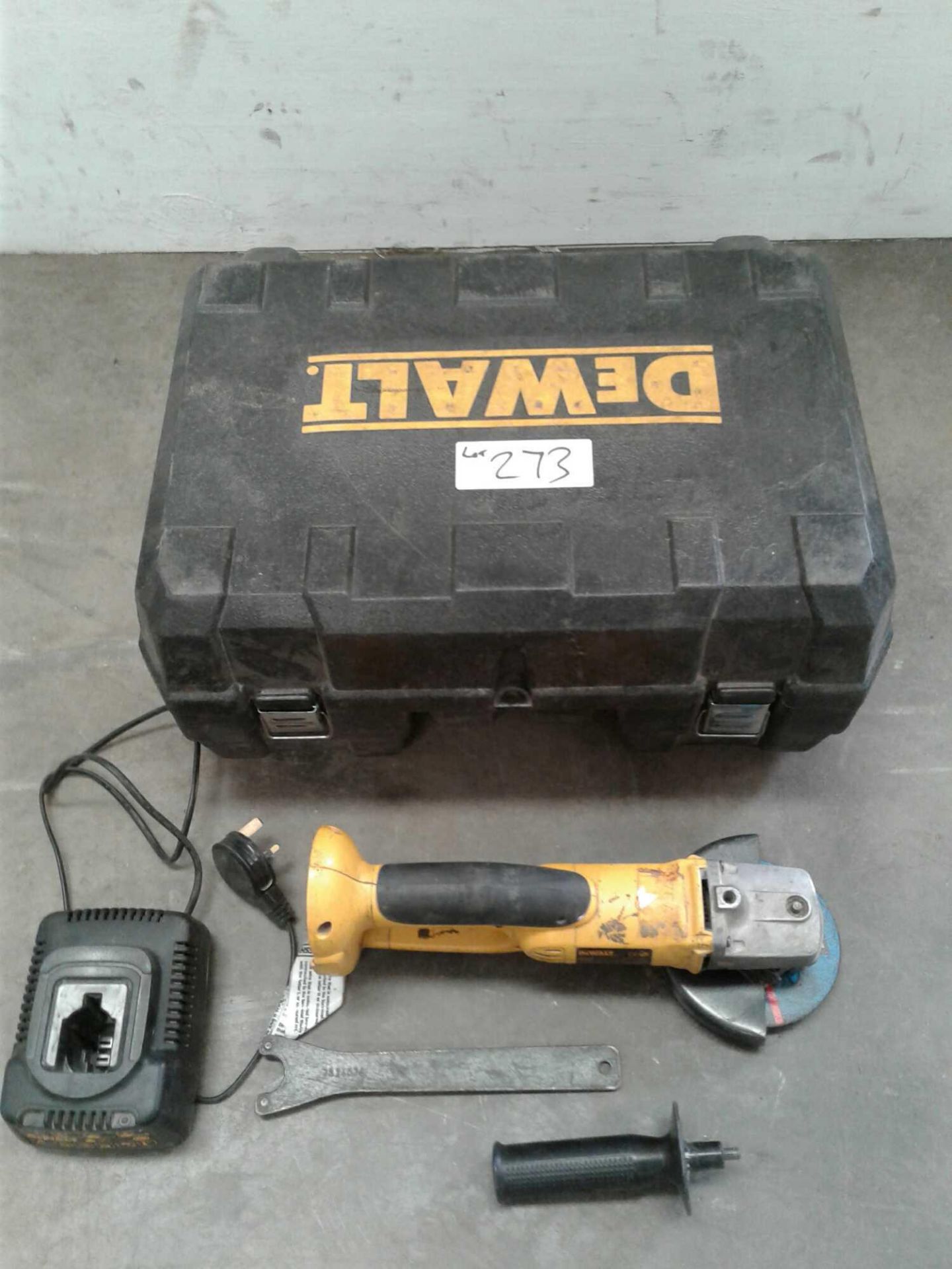 DeWalt cordless 4 inch grinder