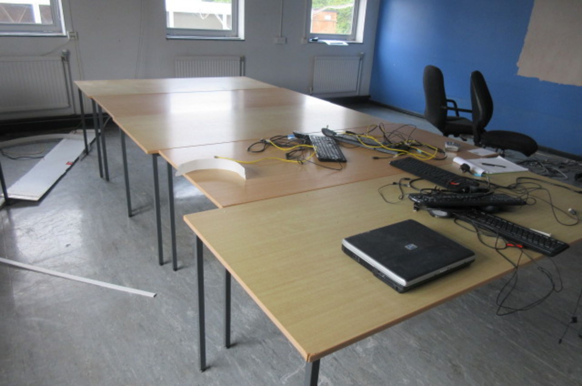 Five 1800x800 tables