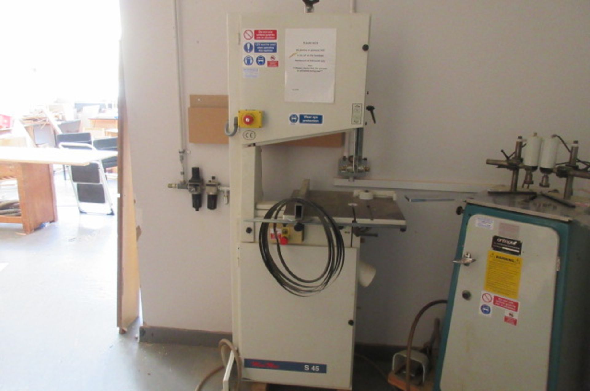 Mini Max S45 vertical bandsaw