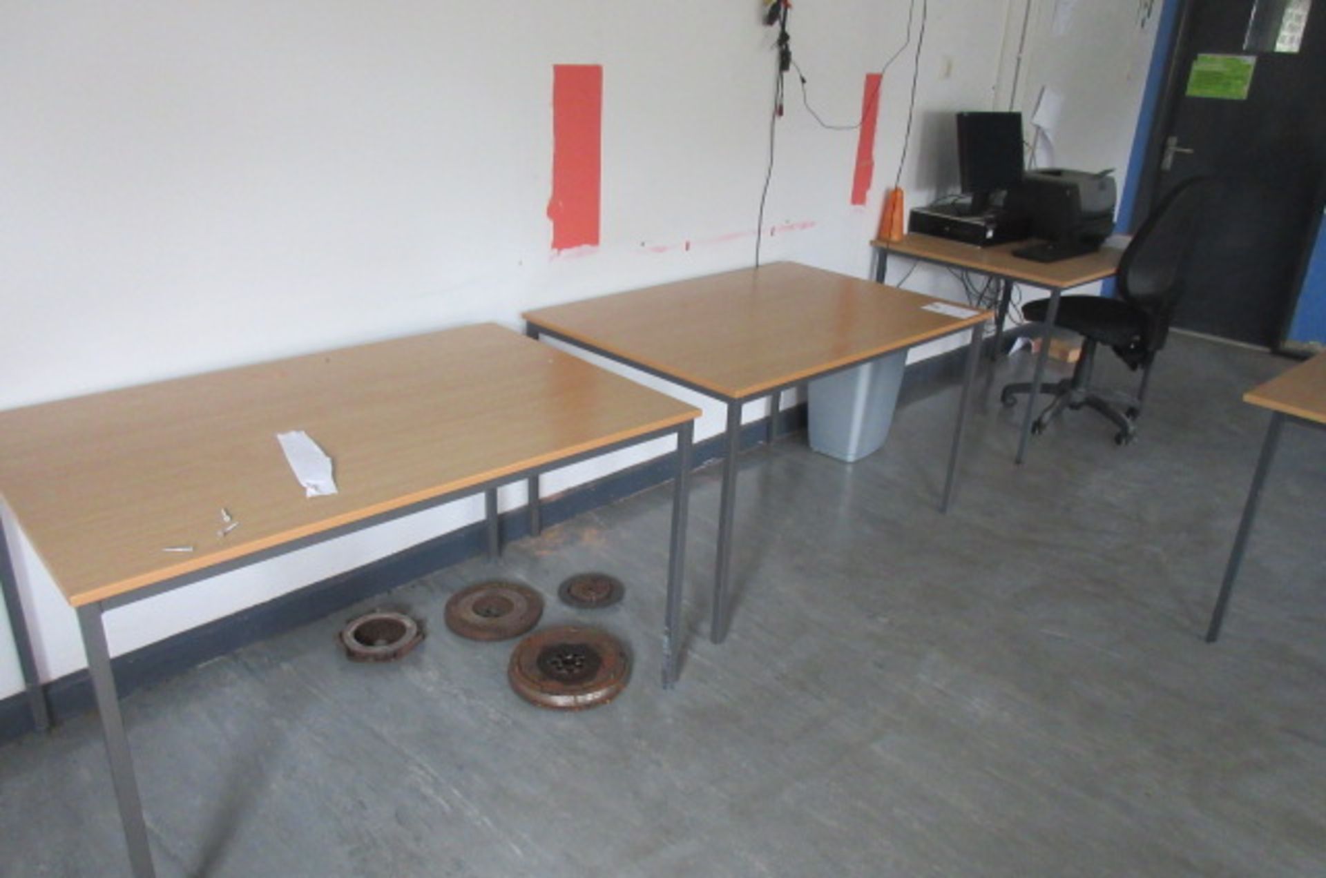 Two 1200x800mm tables