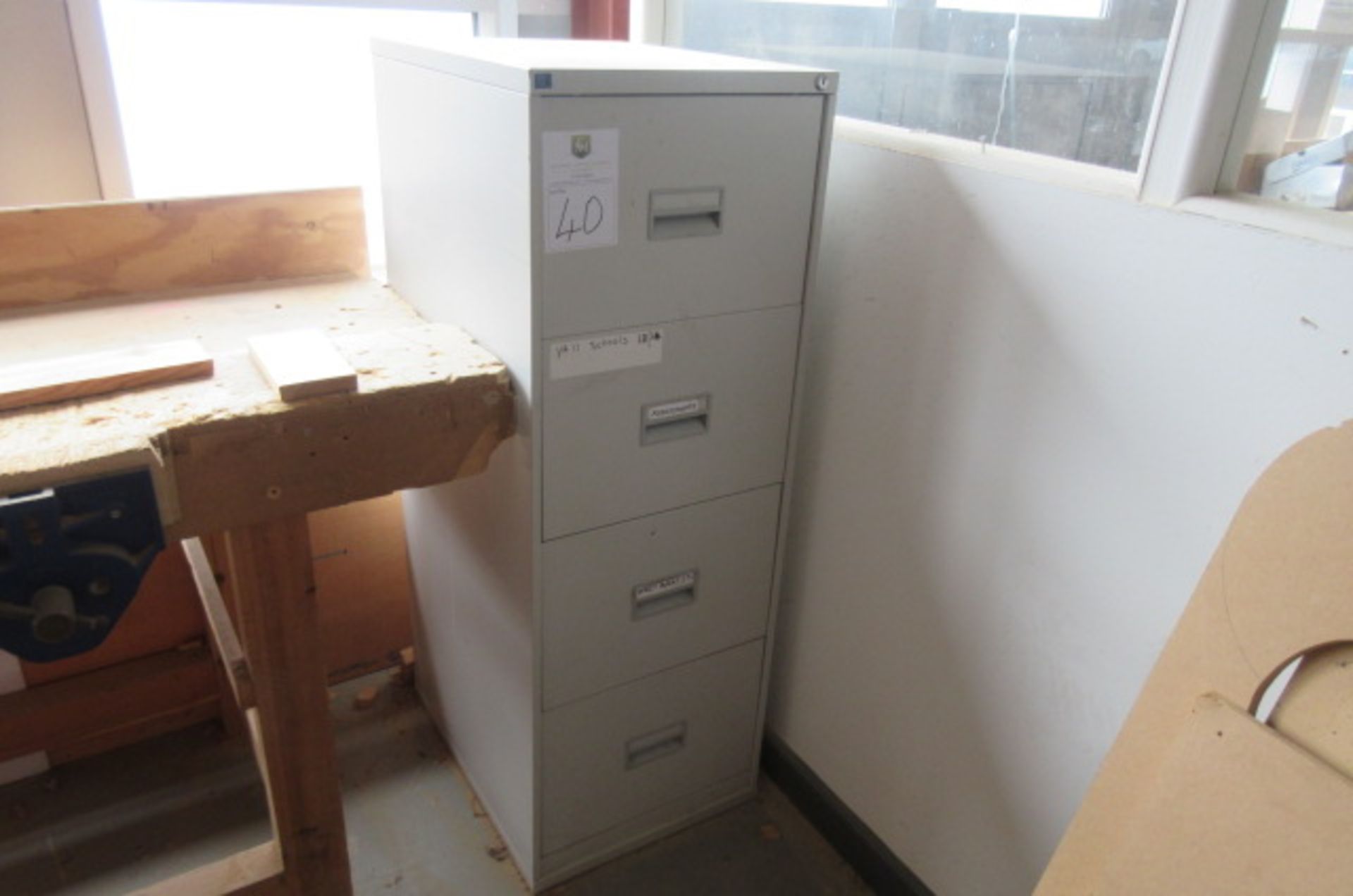 Steel 4 drawer filing cabinets