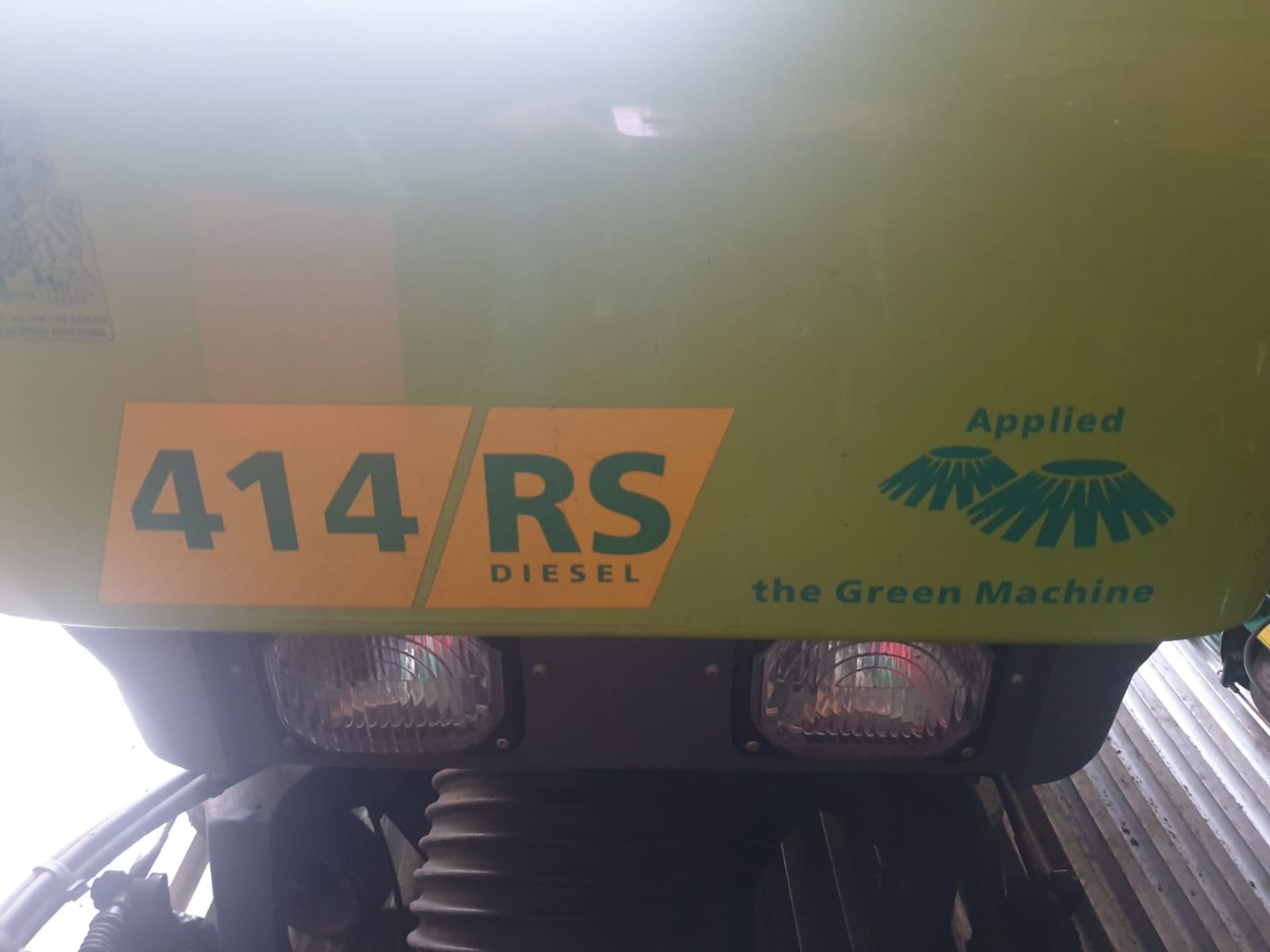 414RS Green Machine Diesel Powered Sweeper - Image 3 of 6