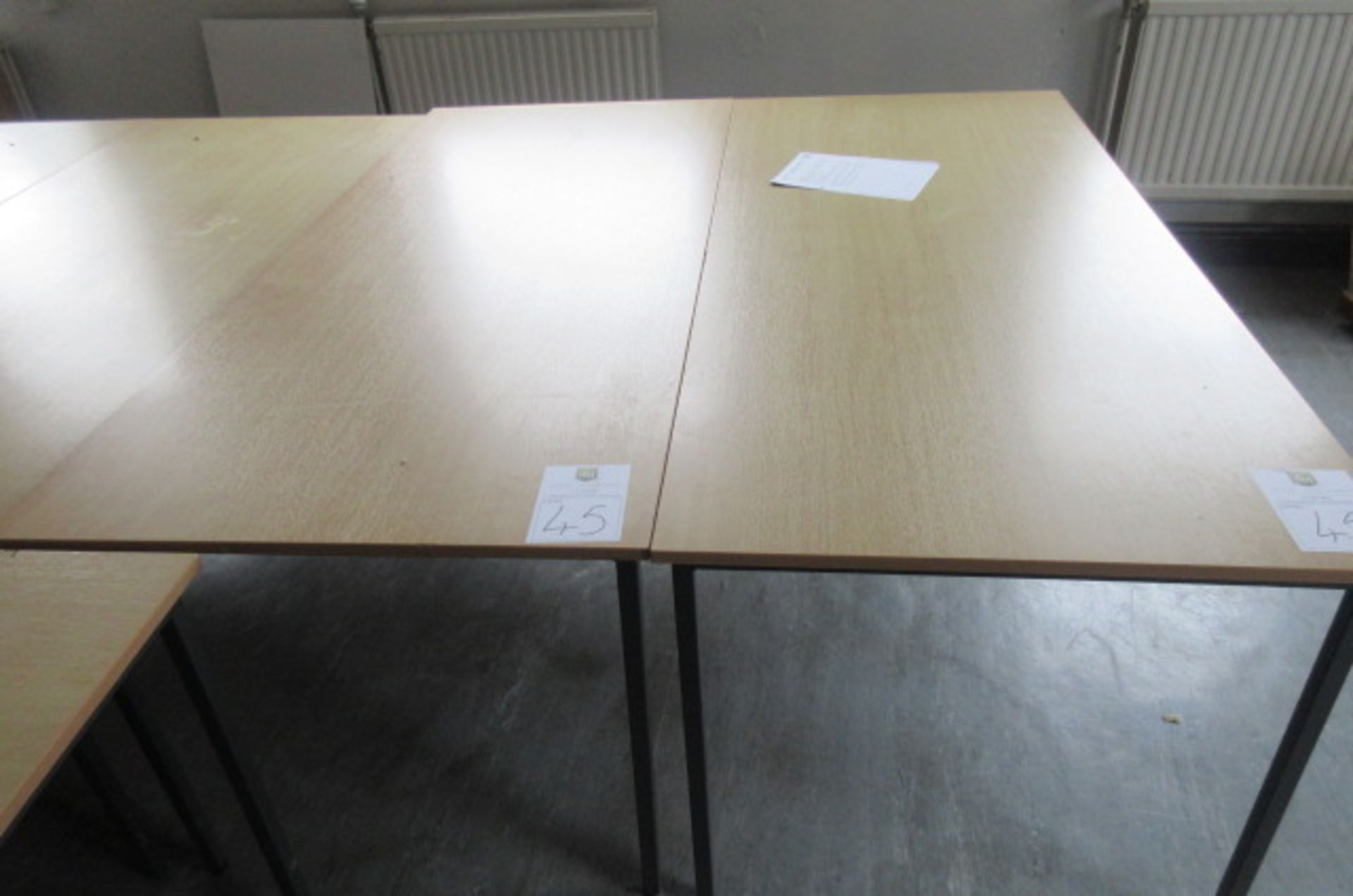 Two 1800x800mm tables