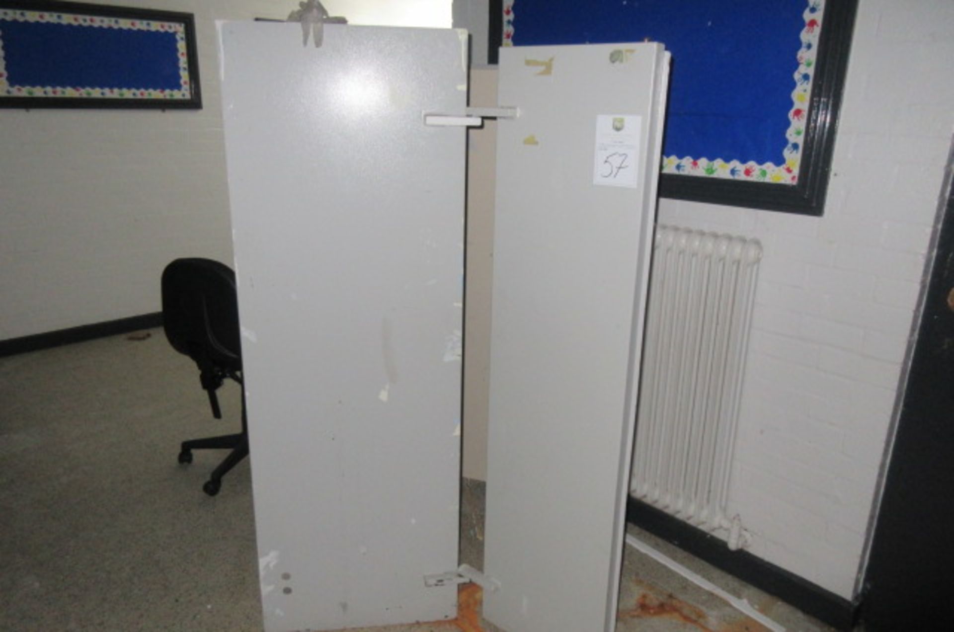 Heavy duty double door steel cupboard