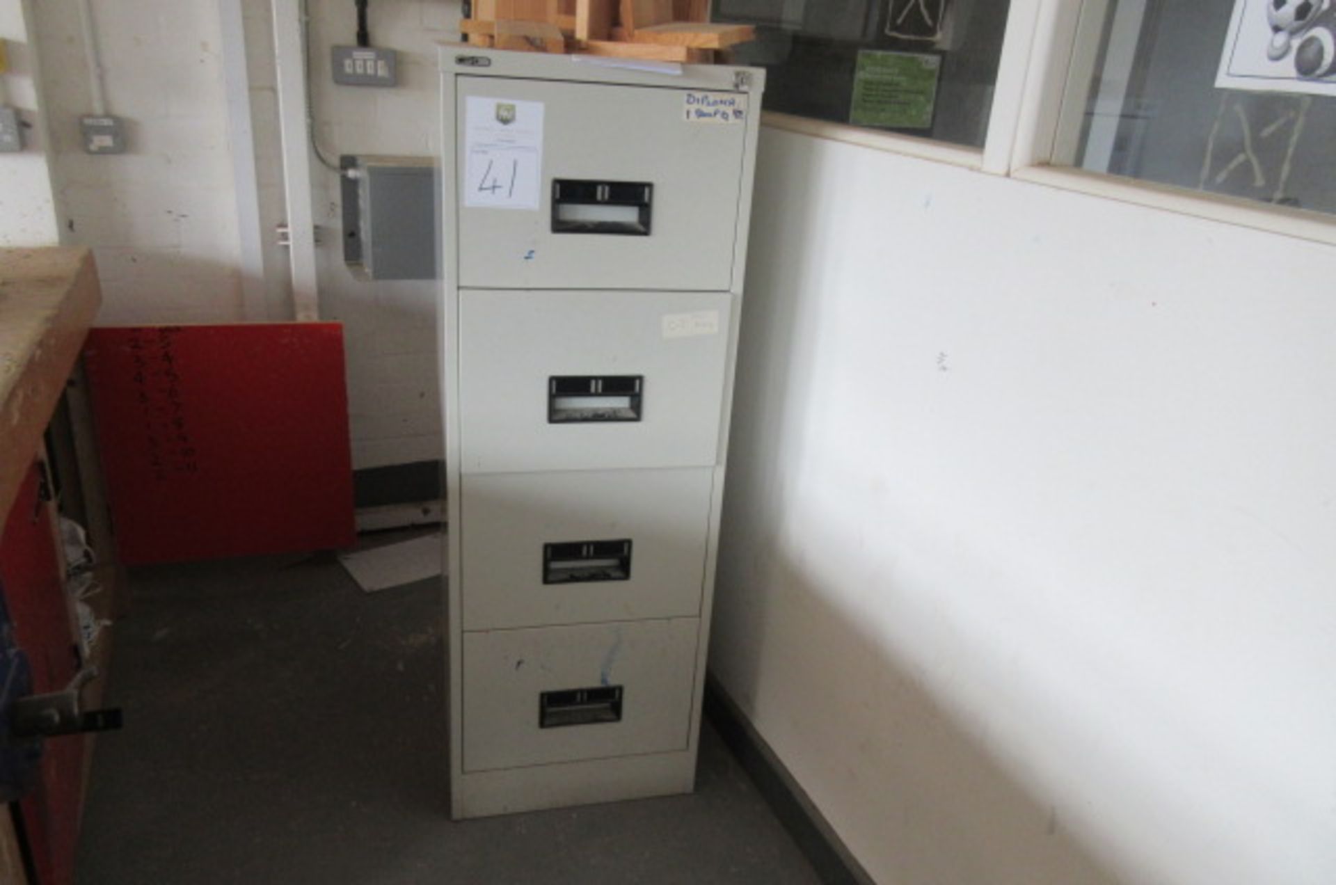 Steel 4 drawer filing cabinets