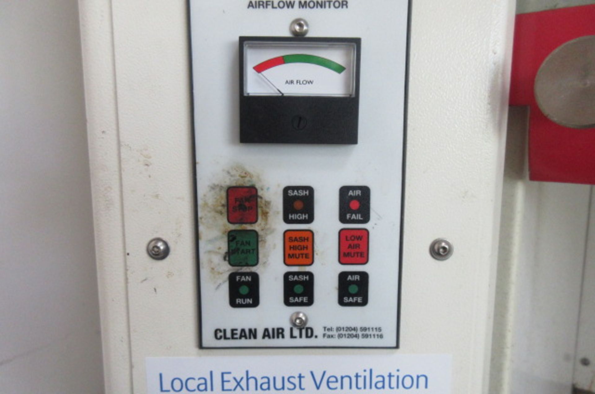 Clean Air ltd fume extraction cabinet - Image 2 of 3