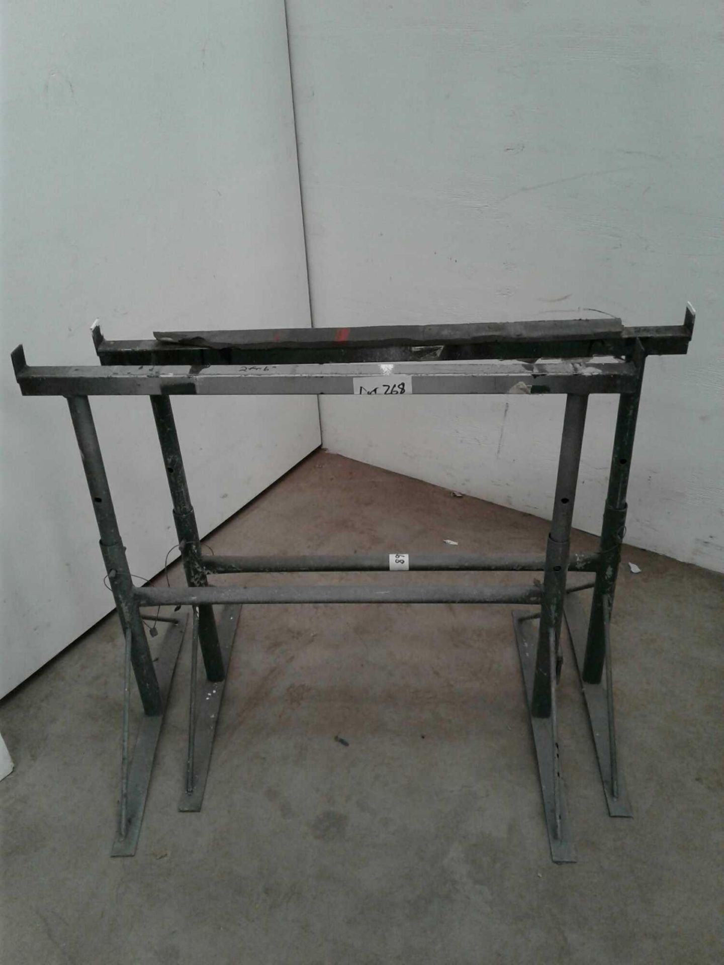 Pair of building trestles 2 ft 6 in