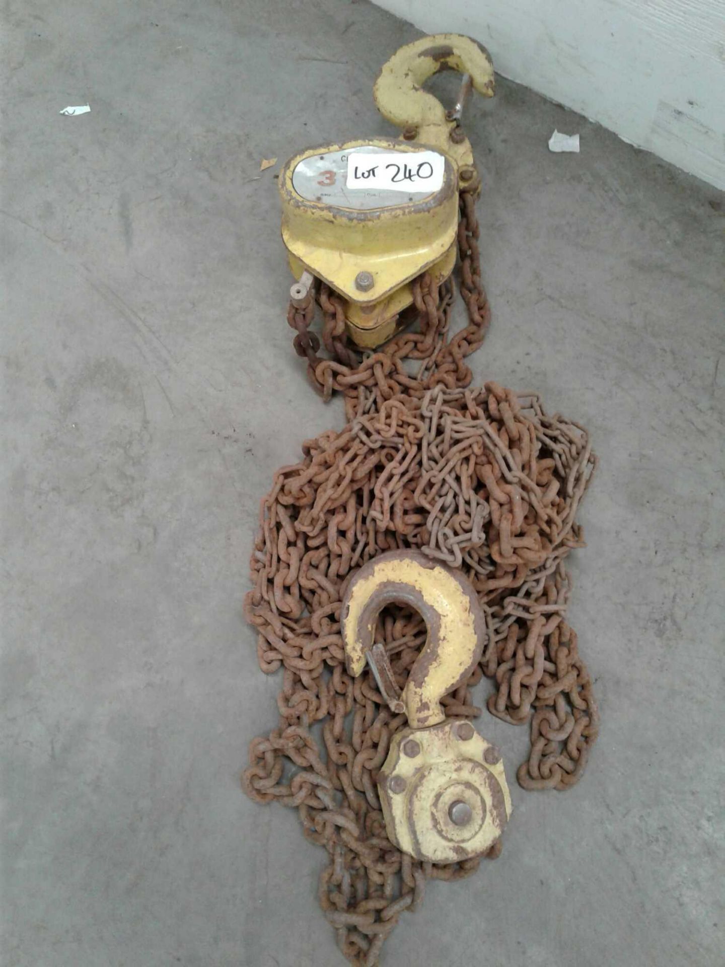 3 ton chain hoist single point