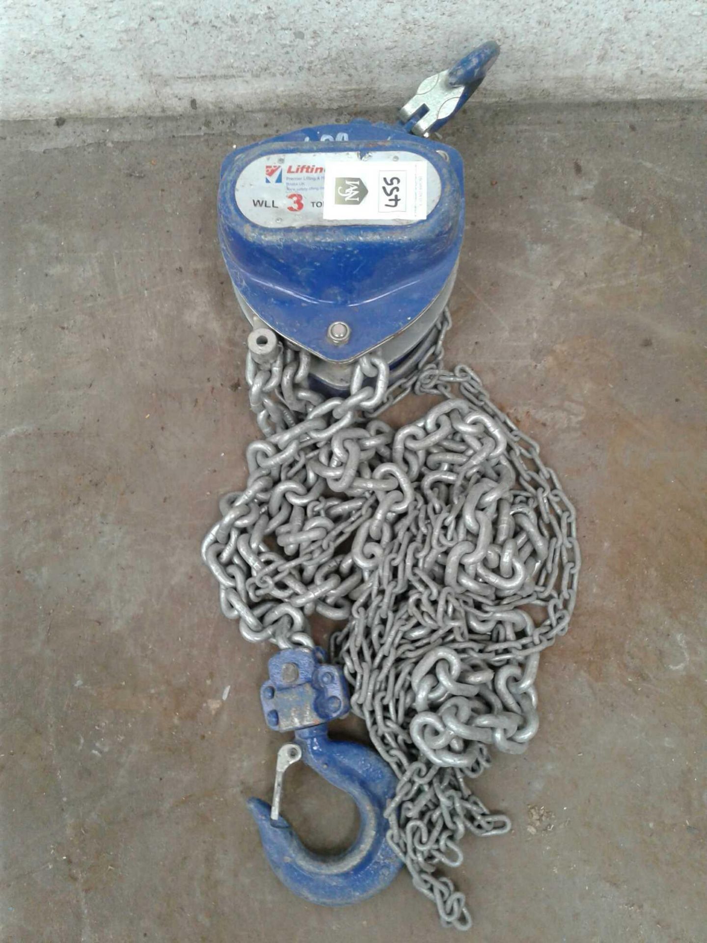 Lifting Gear 3 ton chain hoist single point