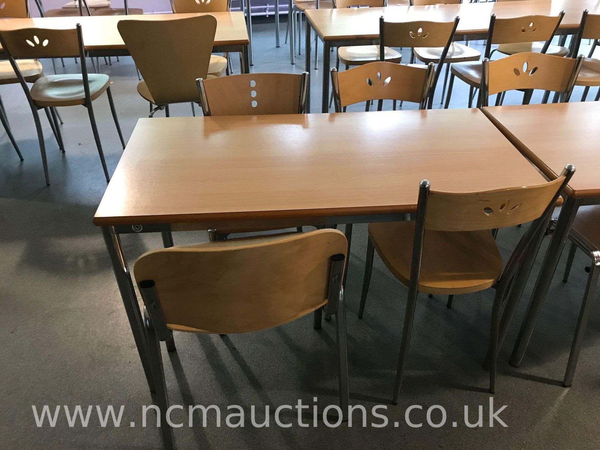 Wooden Table and 4x Chairs