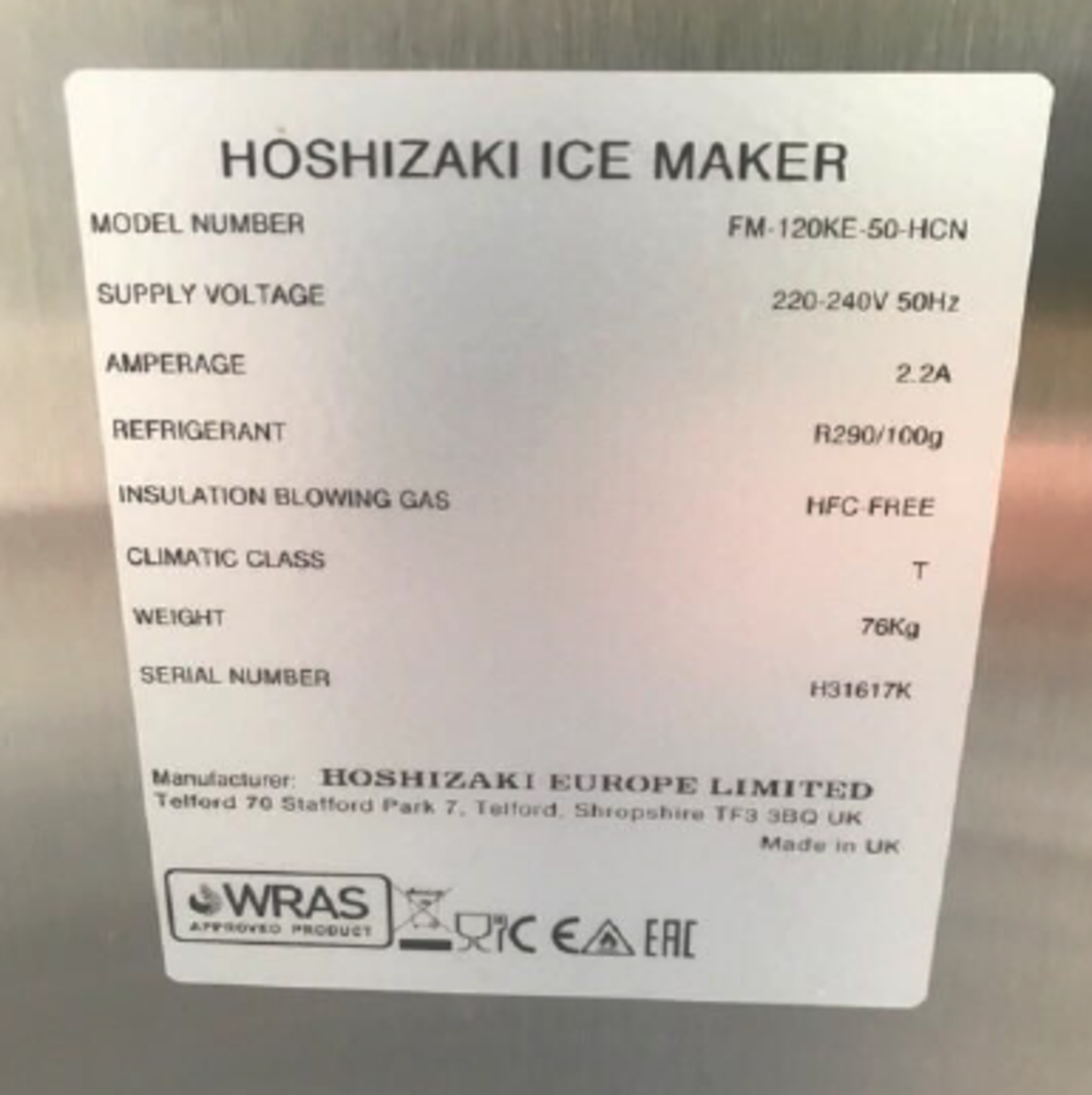 Nugget/Flake Ice Maker, Self ContainedFM-120KE-50-HCN - Image 3 of 9