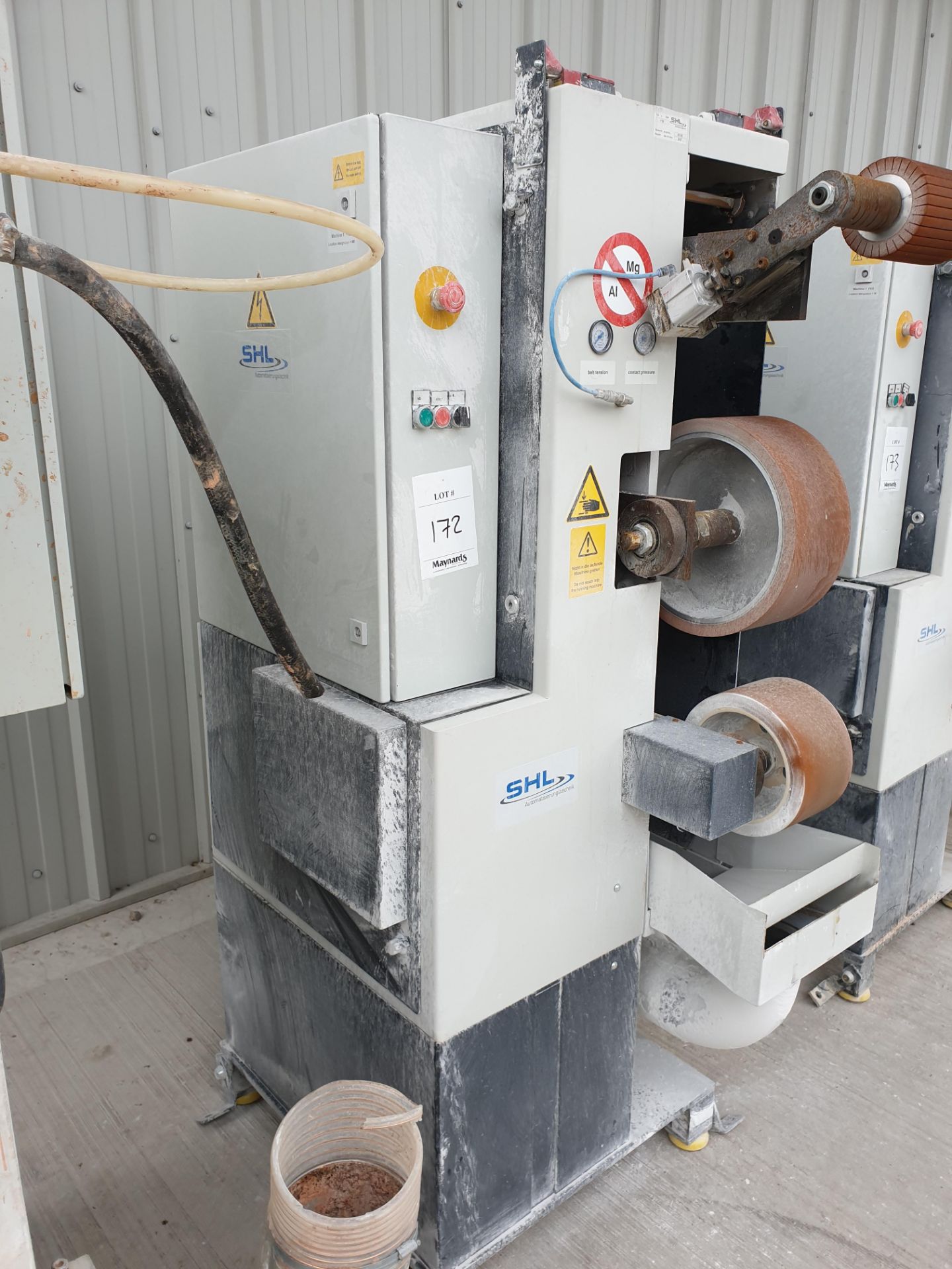 SHL FKS BELT CONTACT WHEEL GRINDING MACHINE - Image 2 of 4