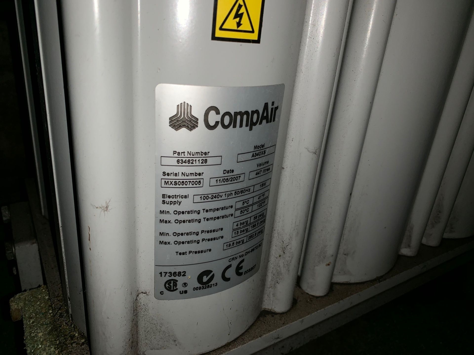 Compair Absorbtion Dryer A340XS - Image 8 of 9