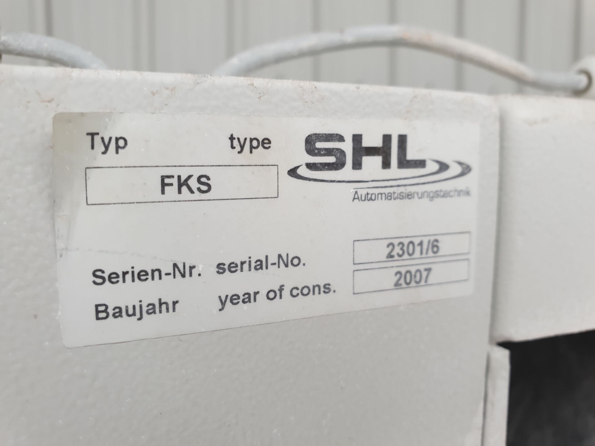 SHL FKS BELT CONTACT WHEEL GRINDING MACHINE - Image 5 of 5