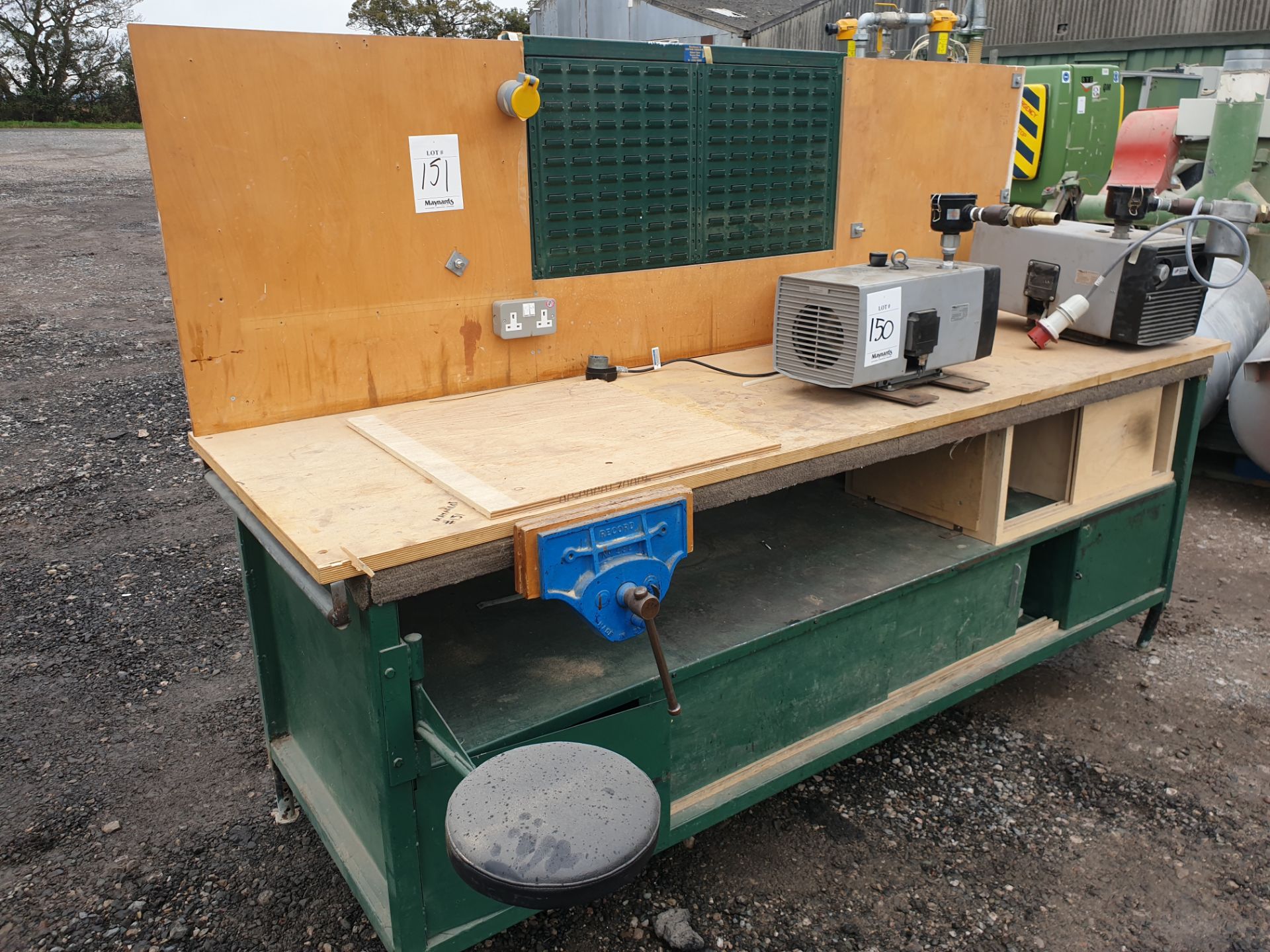 Steel Framed Work Bench