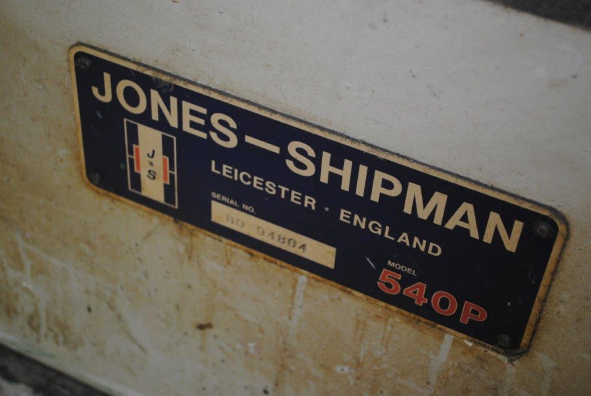 JONES & SHIPMAN 540P surface grinder - Image 3 of 3