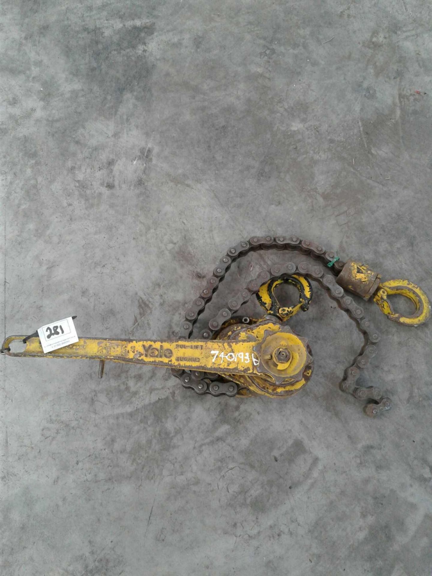 Single point ratchet chain