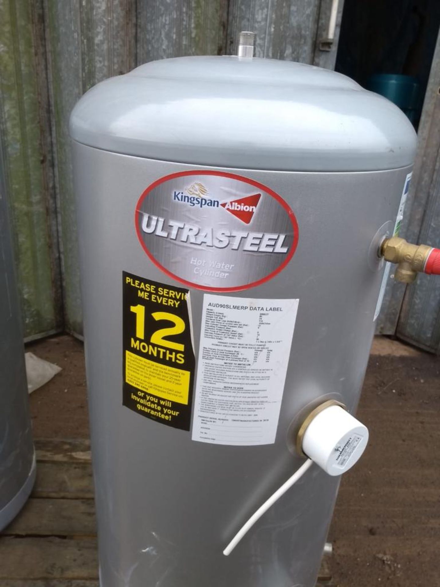 Kingspan Ultrasteel 90 Litre Direct - Slimline Unvented Hot Water Cylinder