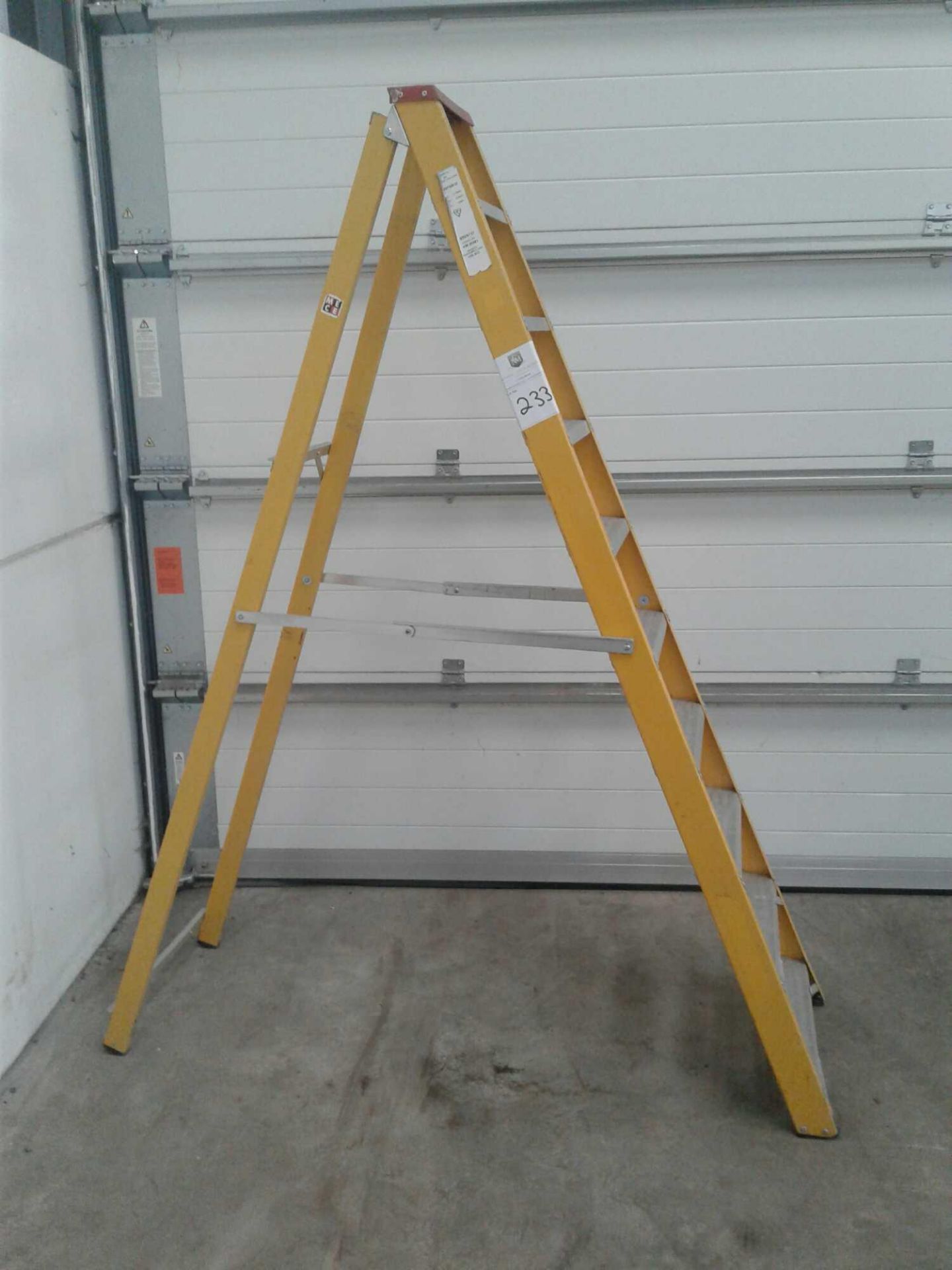 10 tread fibreglass step ladders