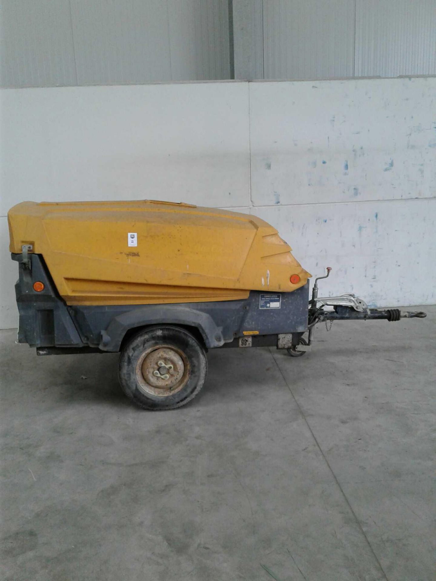 Atlas copco diesel twin tool compressor