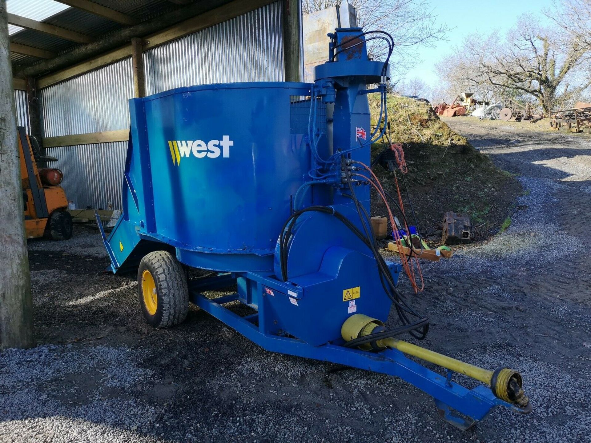 West Straw Chopper, Swivel Chute