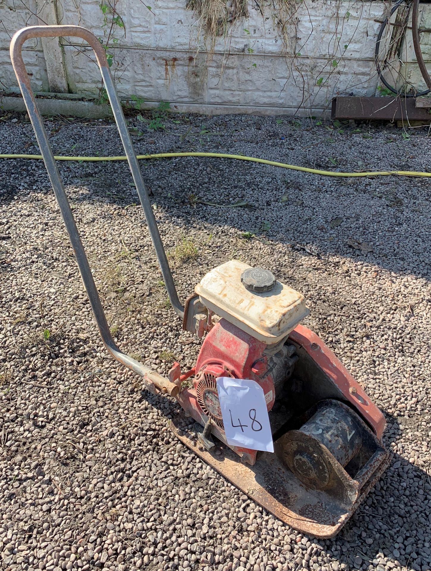 Honda 2.5 trench wacker plate