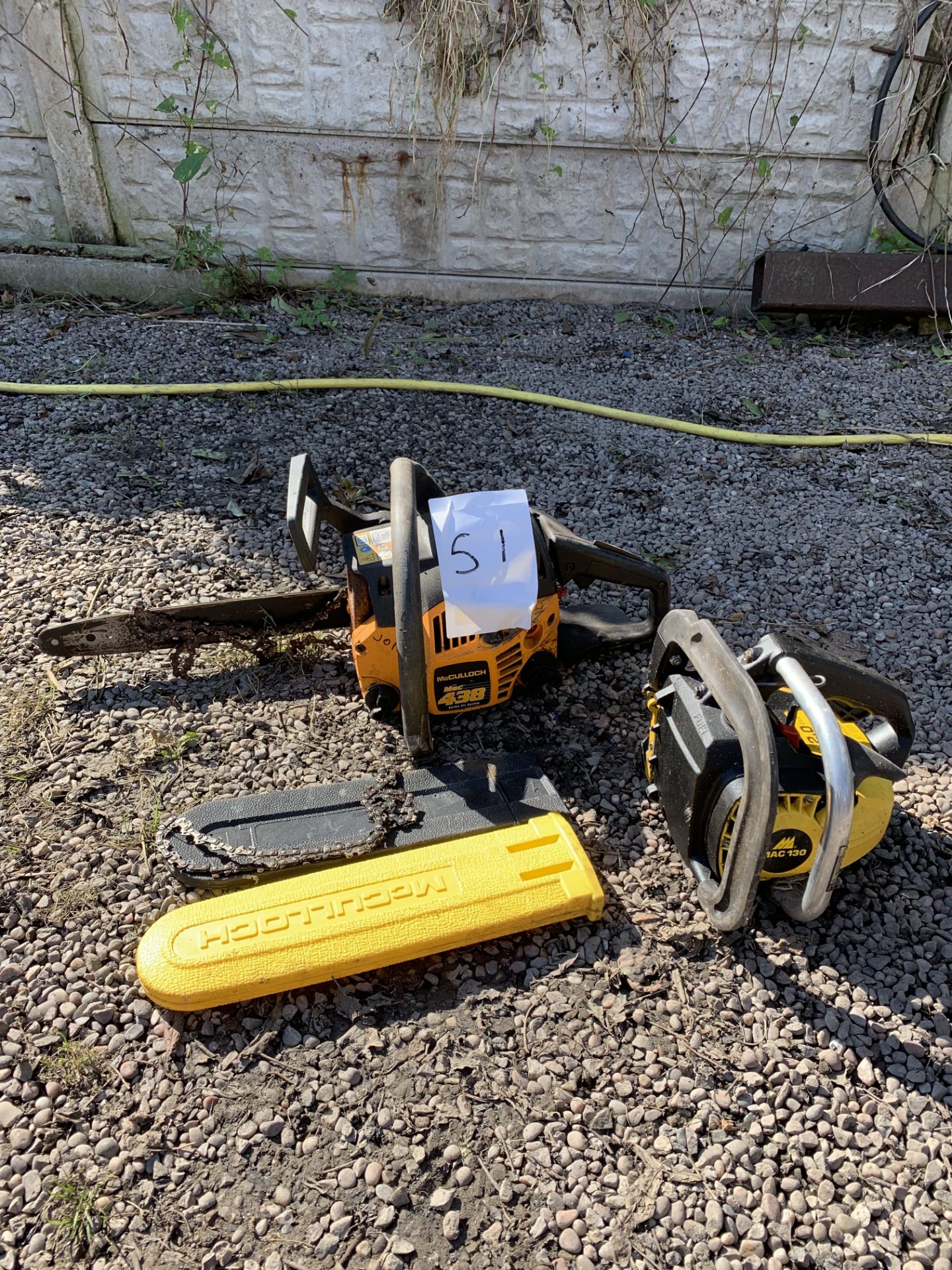 2 x Petrol chainsaw (spares)