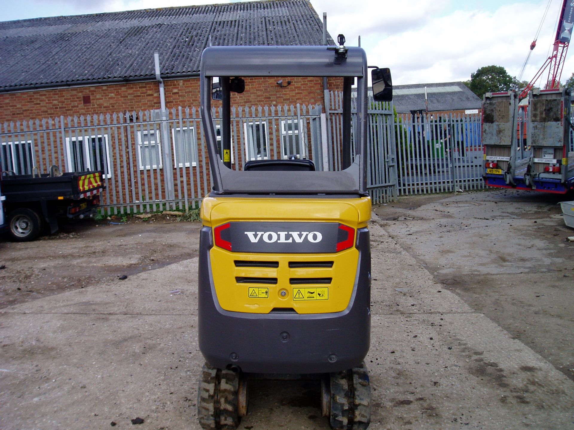 Volvo EC18D 1812Kgs Mini Excavator - Image 7 of 20