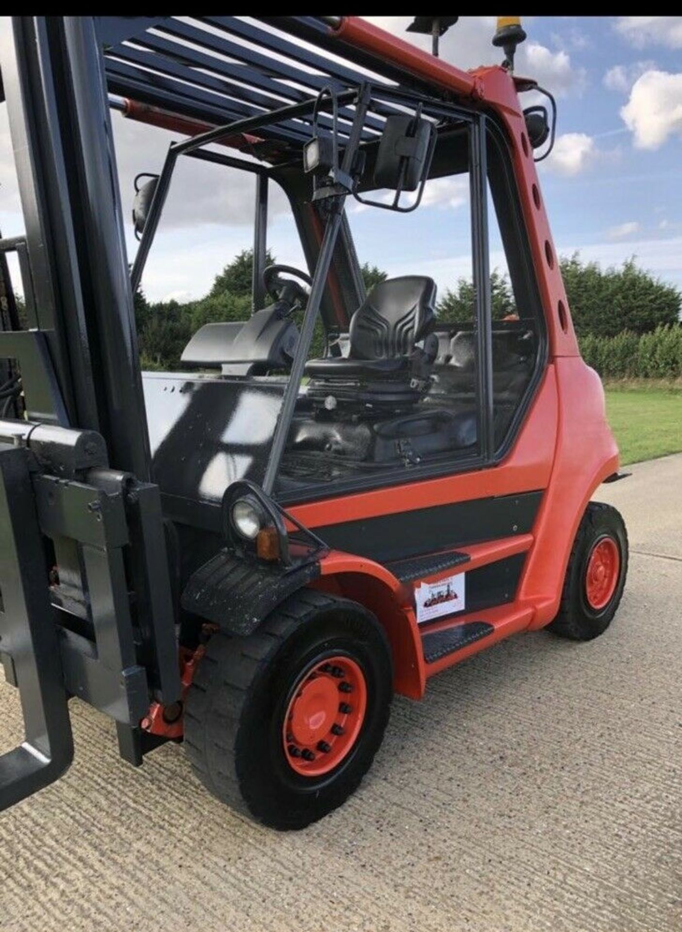 Linde H70 Diesel Fork Truck - Image 3 of 6