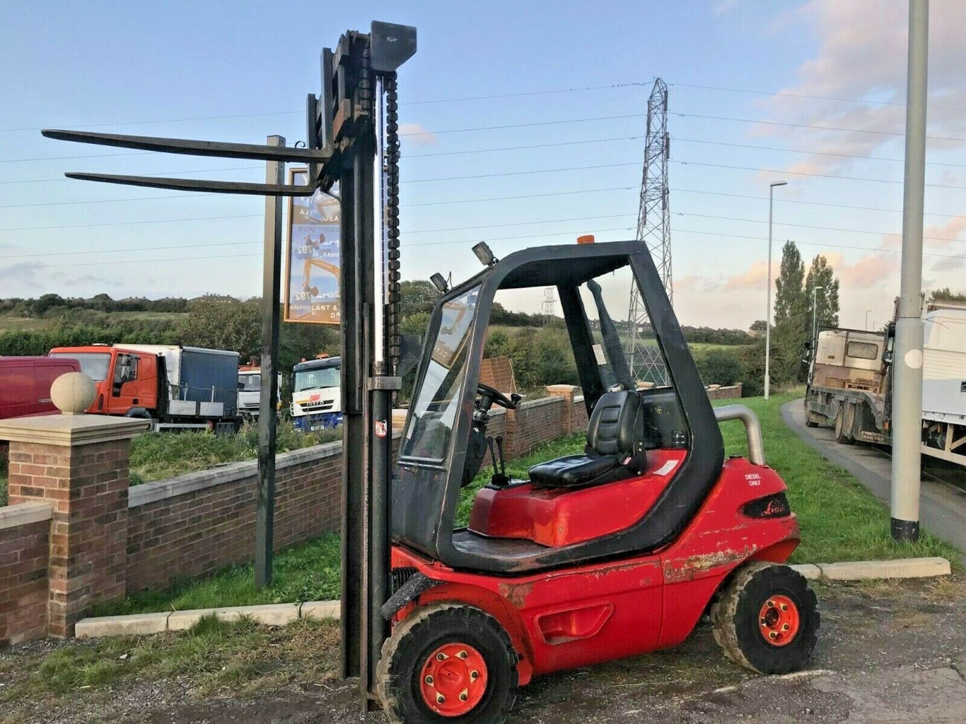 Linde H25 Forklift - Image 4 of 10