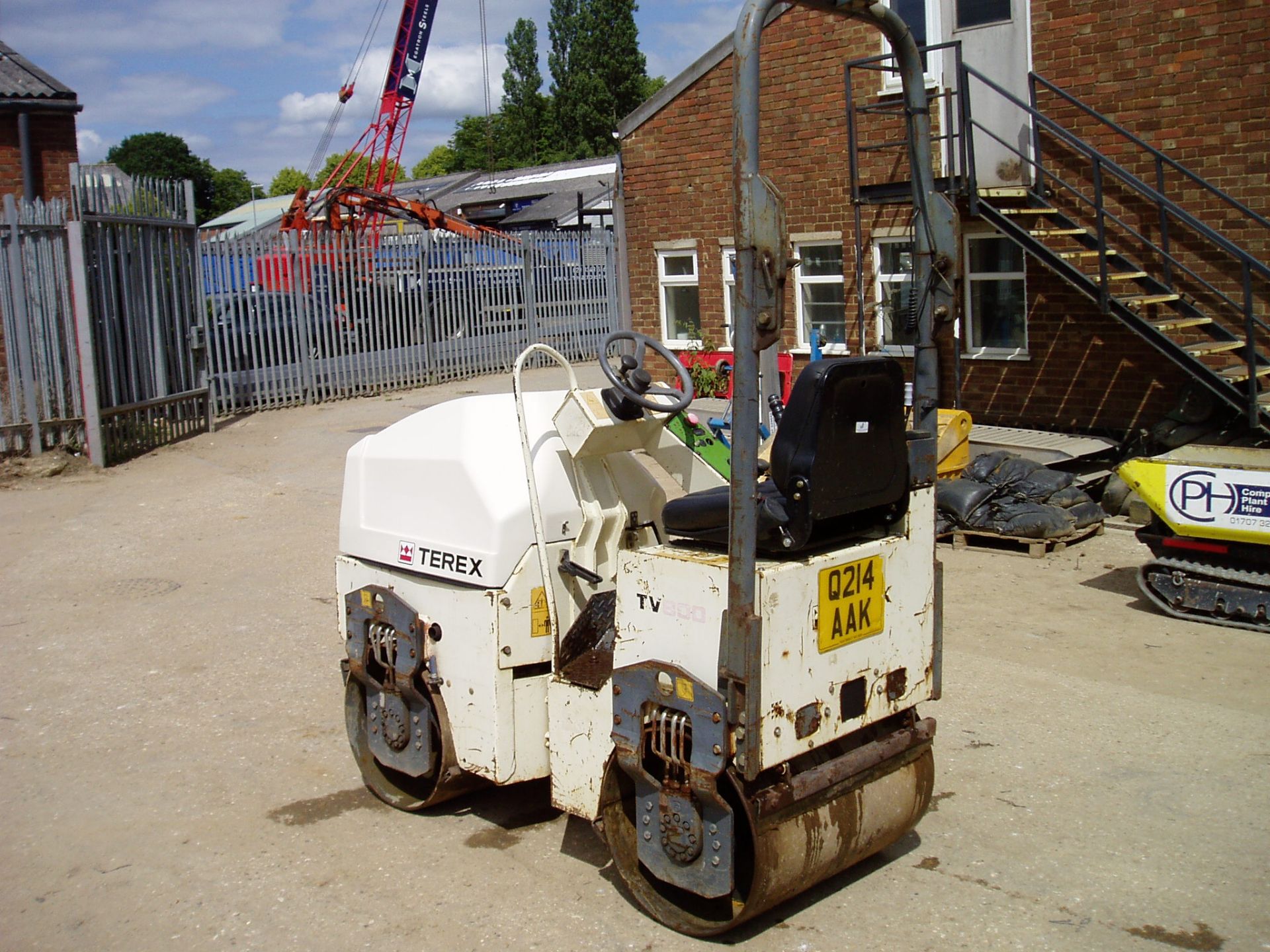 Terex TV800 800mm 1572Kgs Tandem Roller - Image 8 of 14