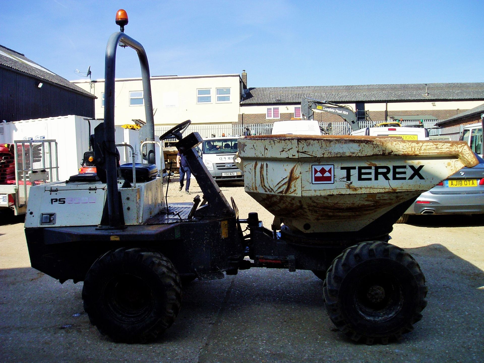 Terex PS3000 3 Ton Swivel Skip Dumper 2008 - Image 5 of 21