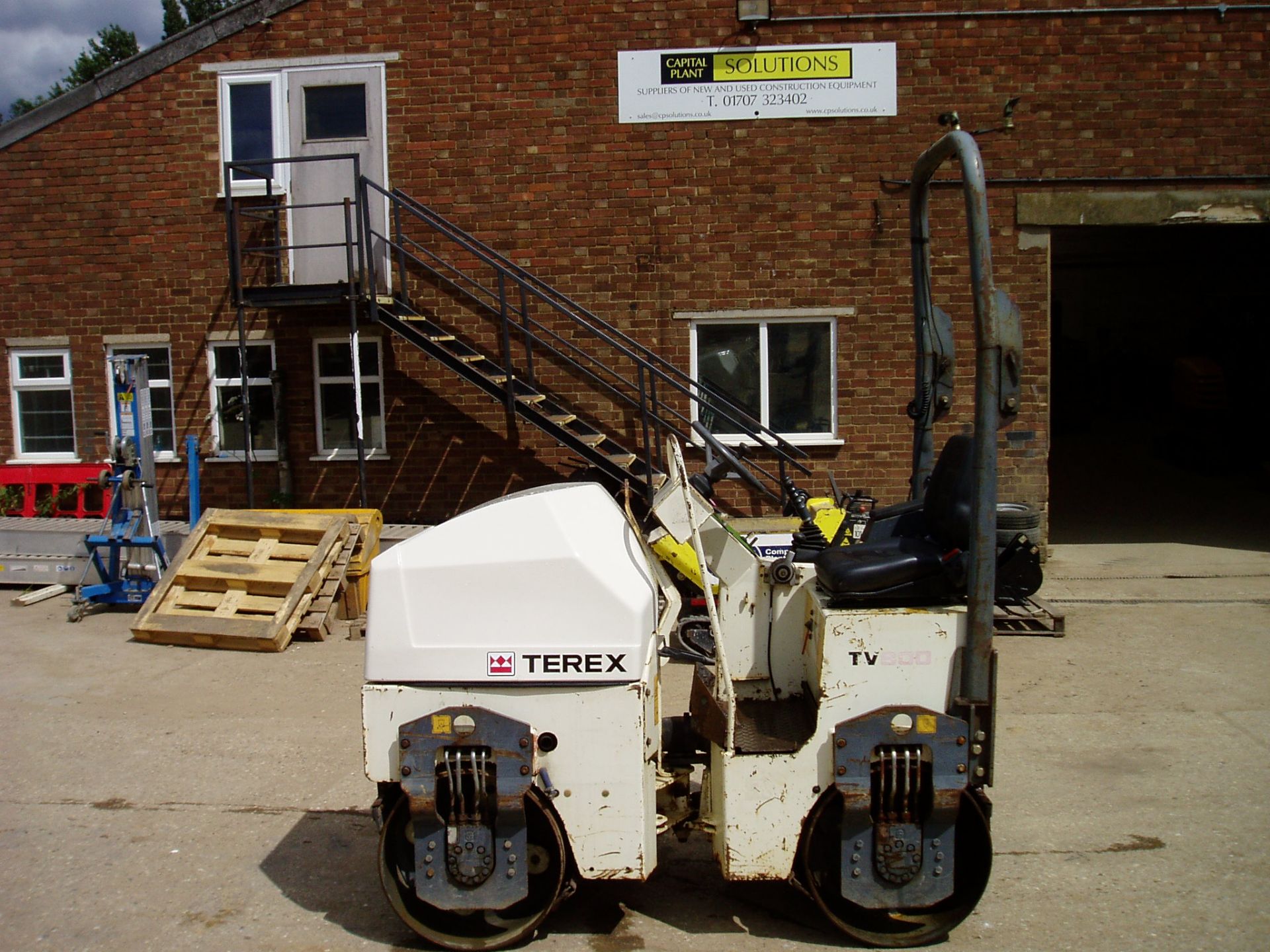 Terex TV800 800mm 1572Kgs Tandem Roller