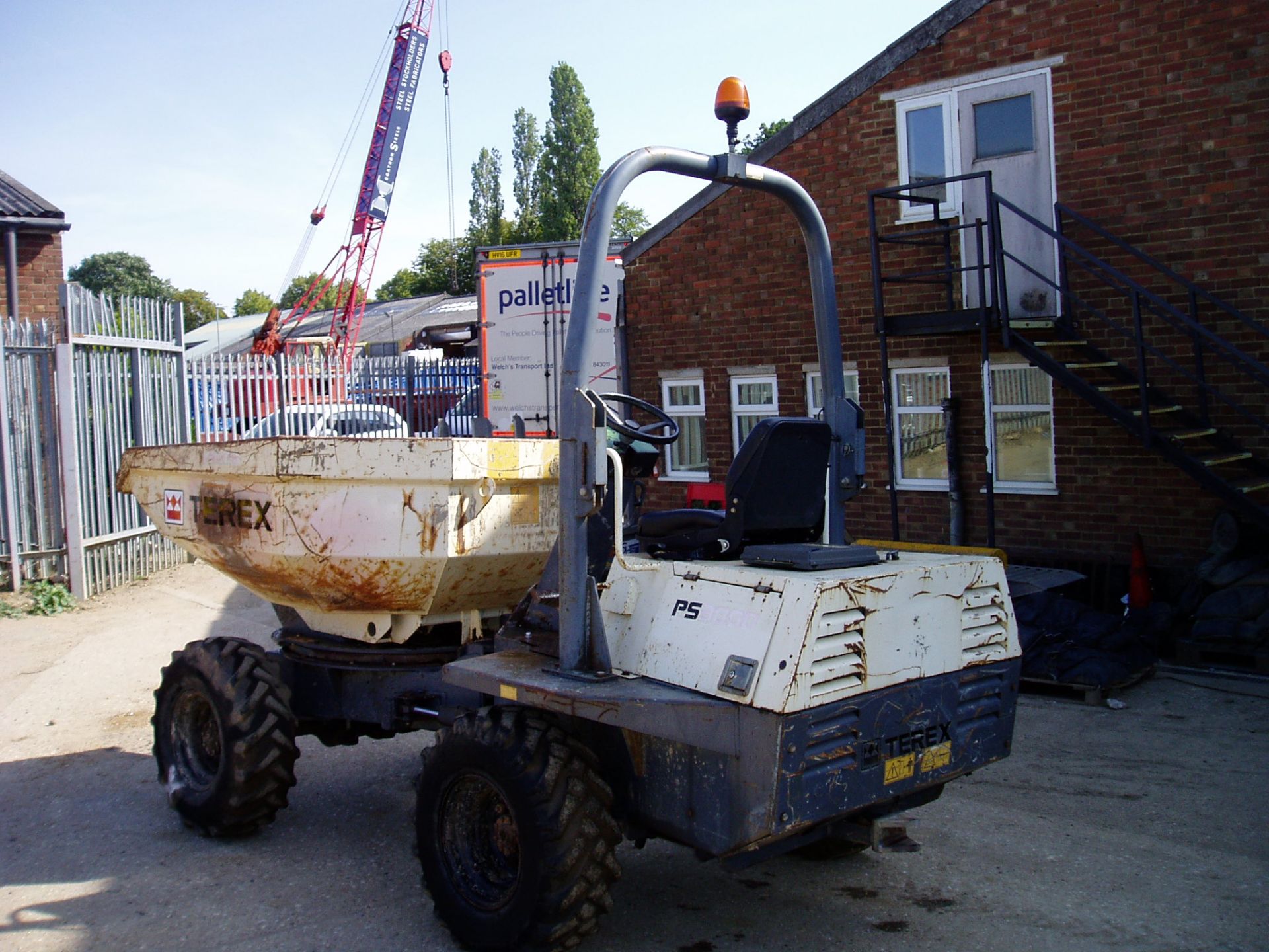 Terex PS3000 3 Ton Swivel Skip Dumper 2008 - Image 8 of 21