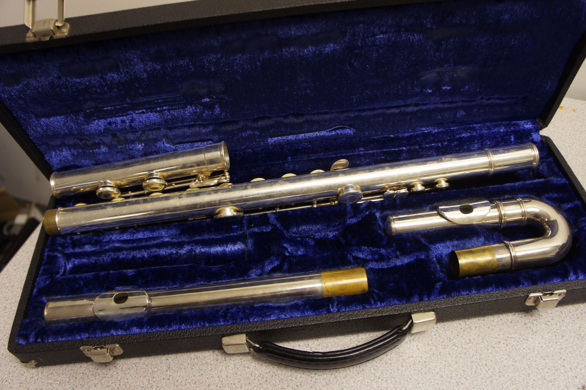 Flute in carry case