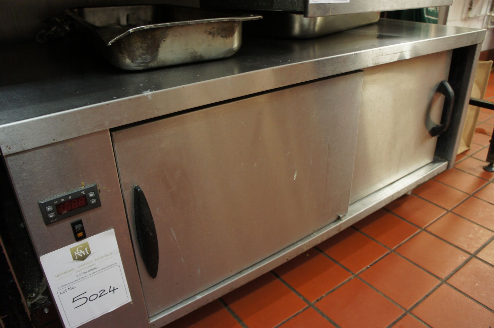 Wheeled Metal Food Chiller