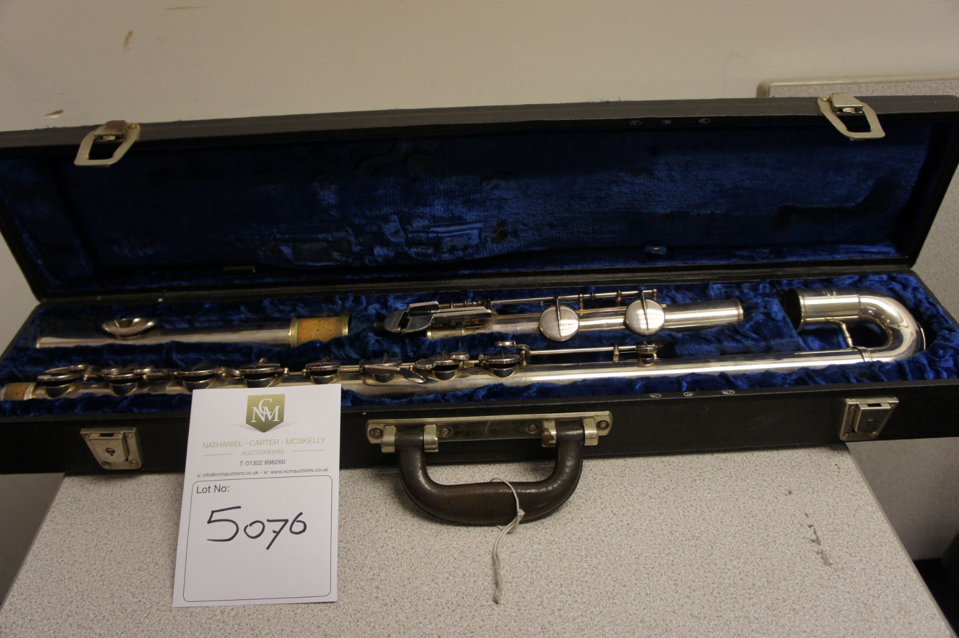 Flute in carry case