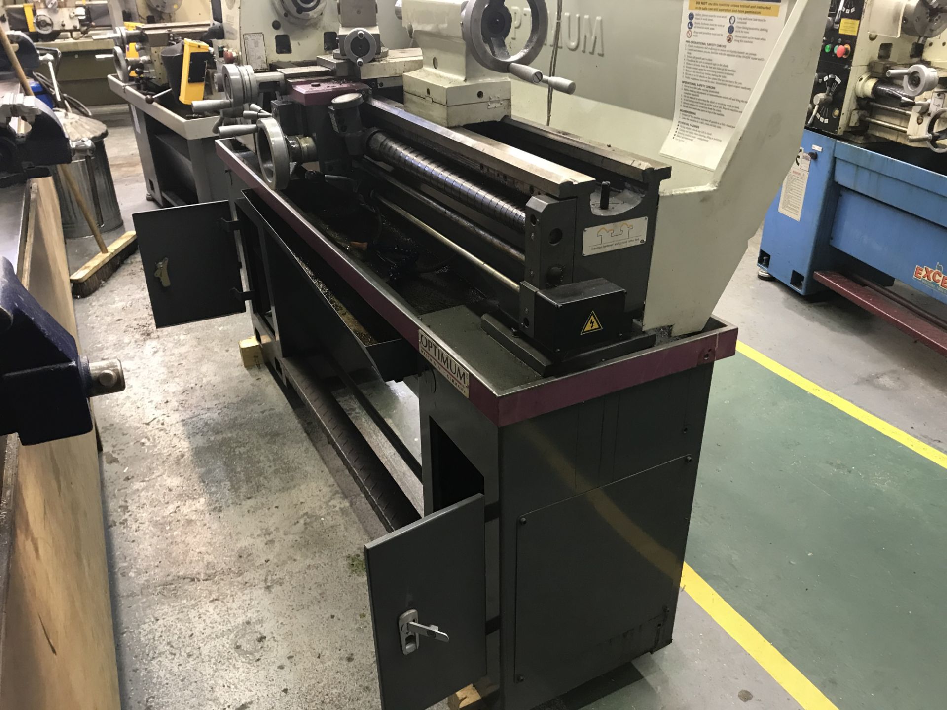 Excel Optimum Lathe 330x1000 DPA - Image 17 of 18