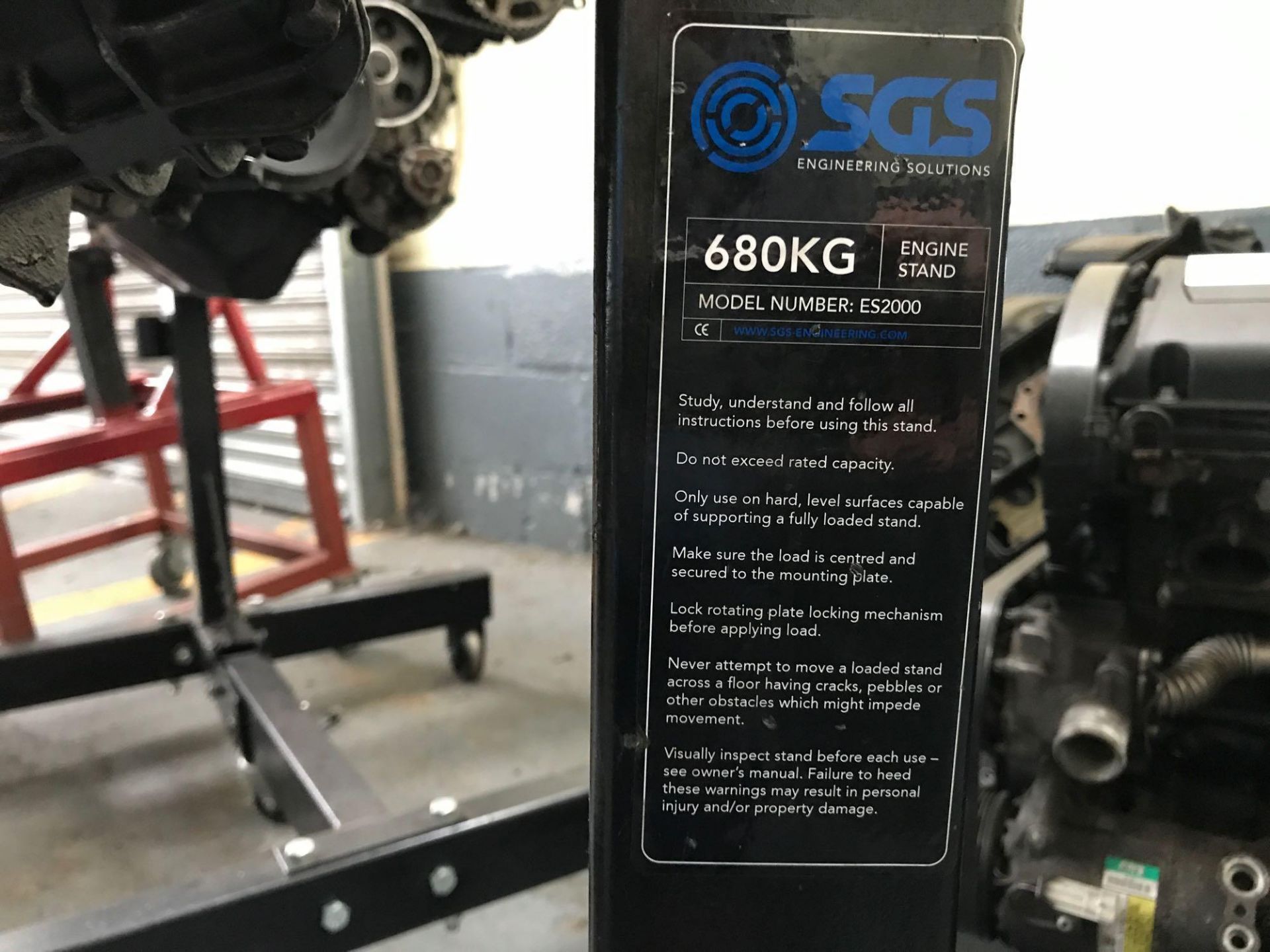 Sgs Engine Stand To Include Engine - Image 3 of 3