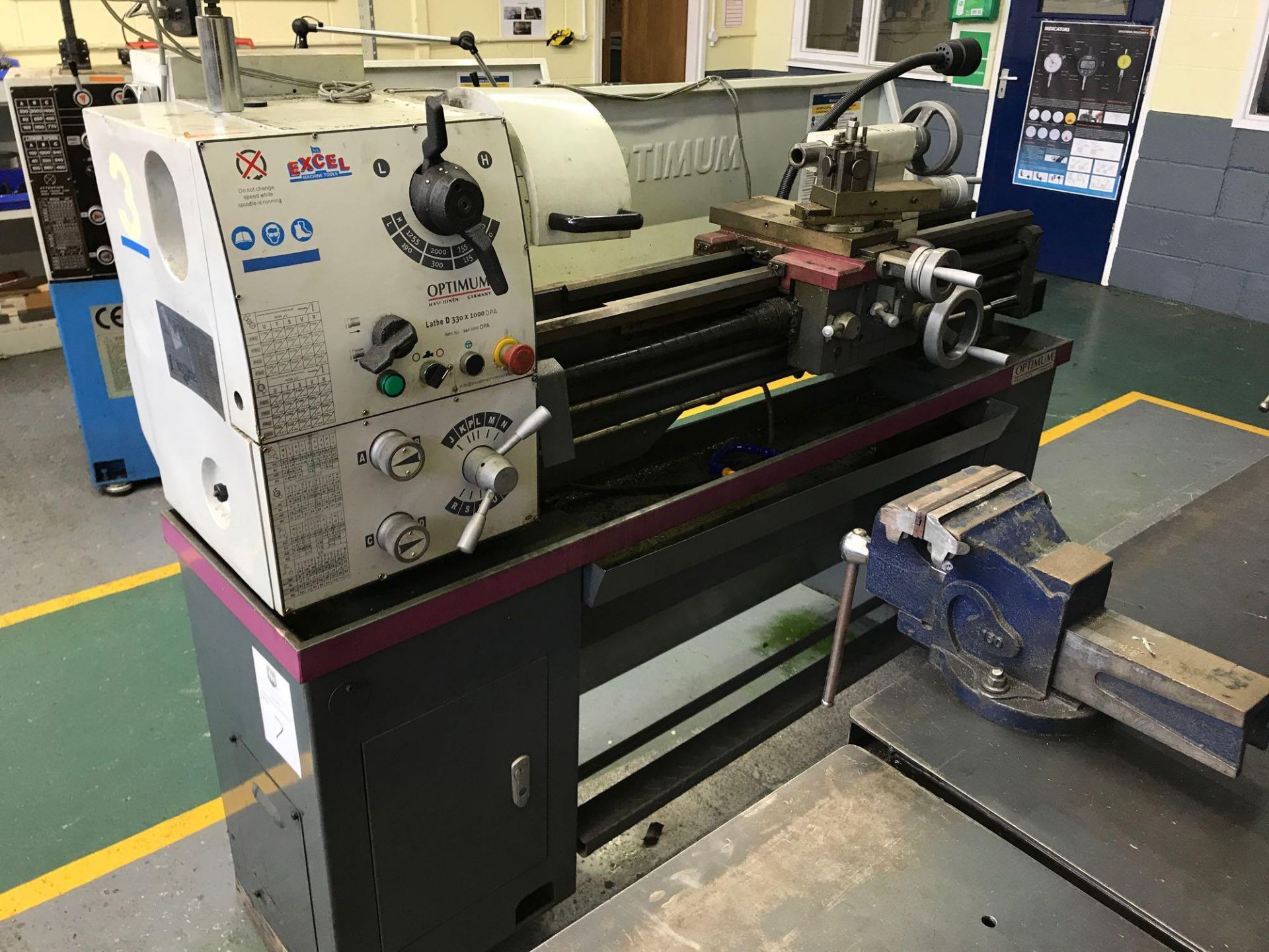 Excel Optimum Lathe 330x1000 DPA