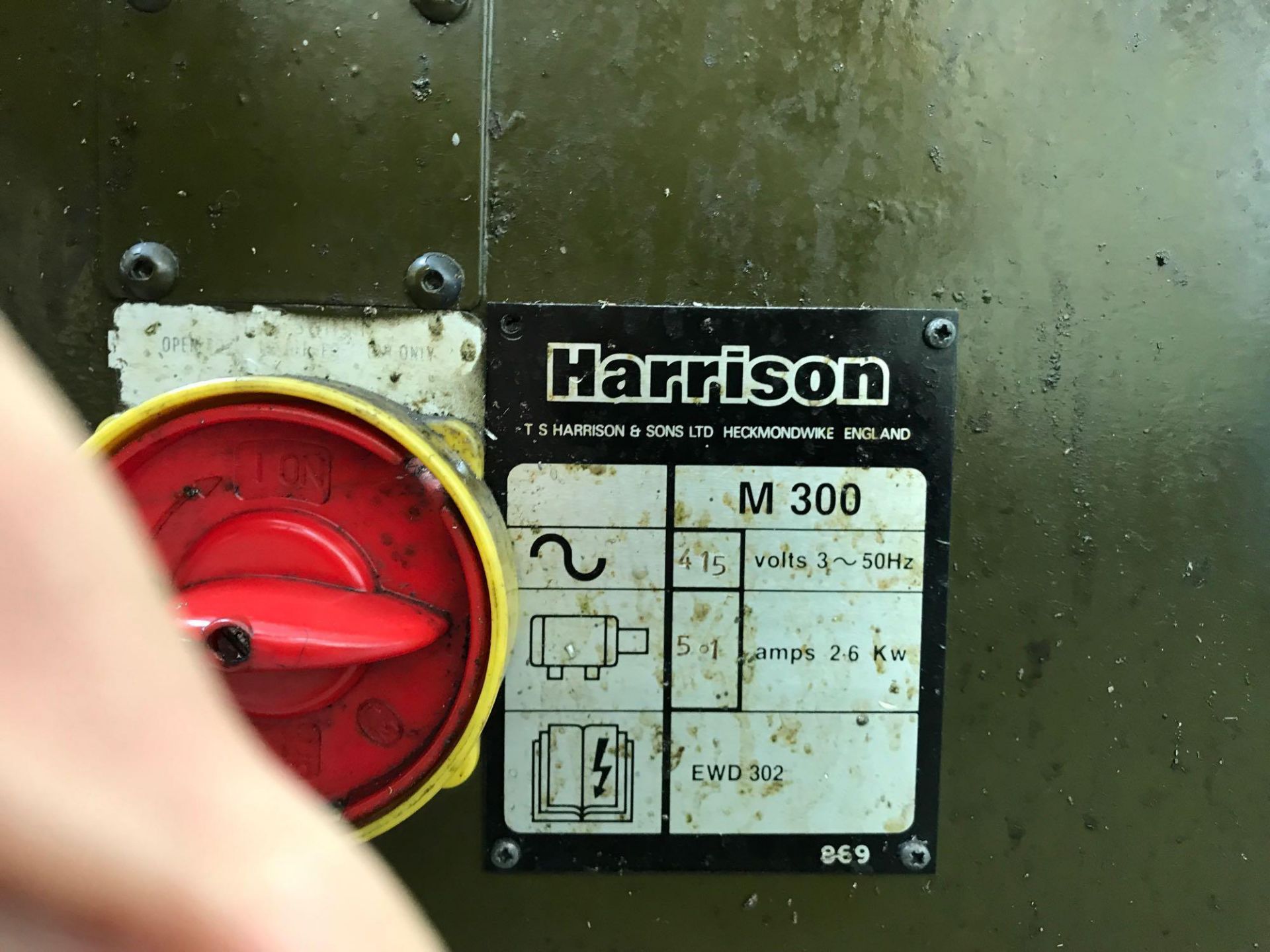 Harrison M300 Centre Lathe - Image 8 of 8