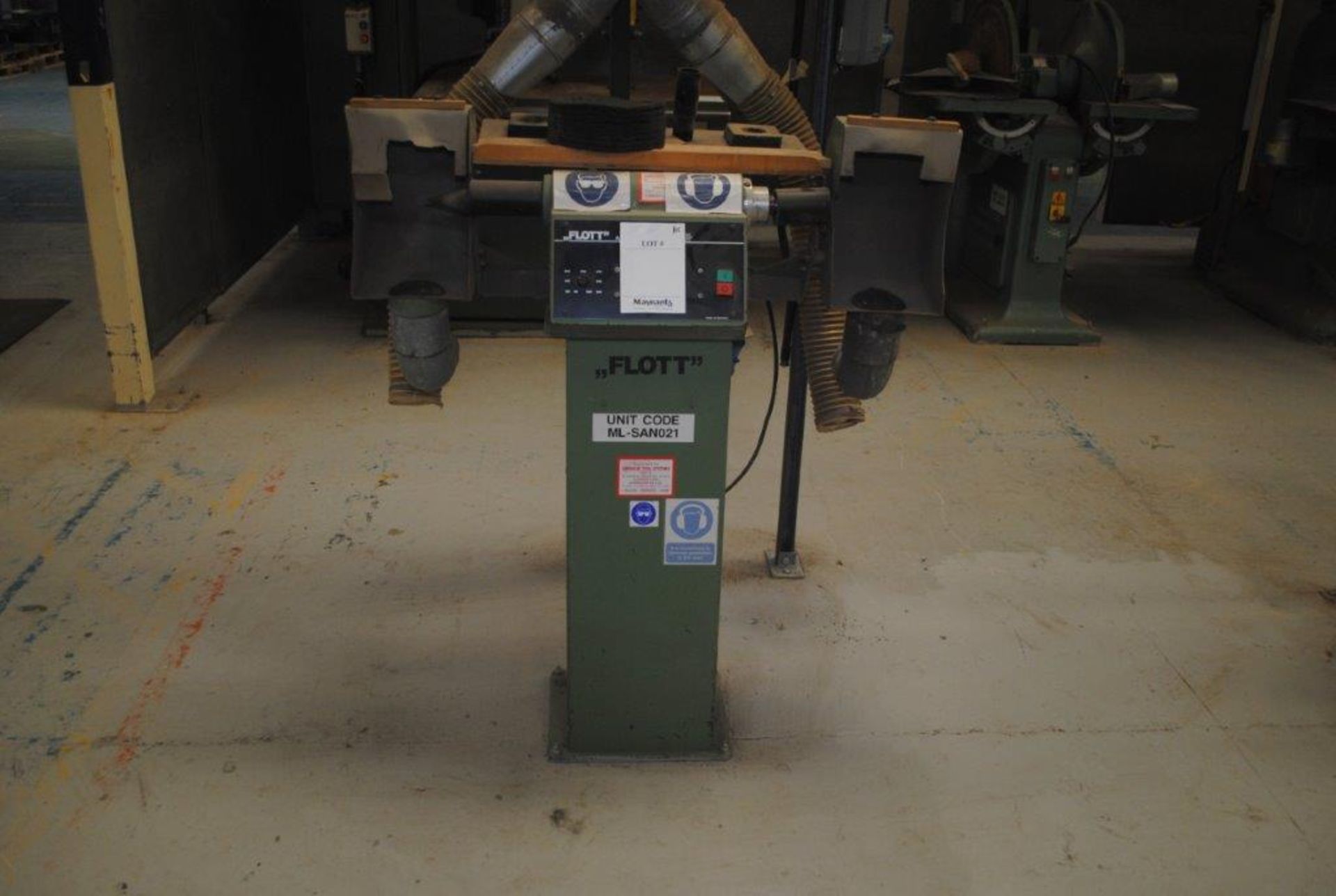 FLOTT AE 500 double belt grinding machine