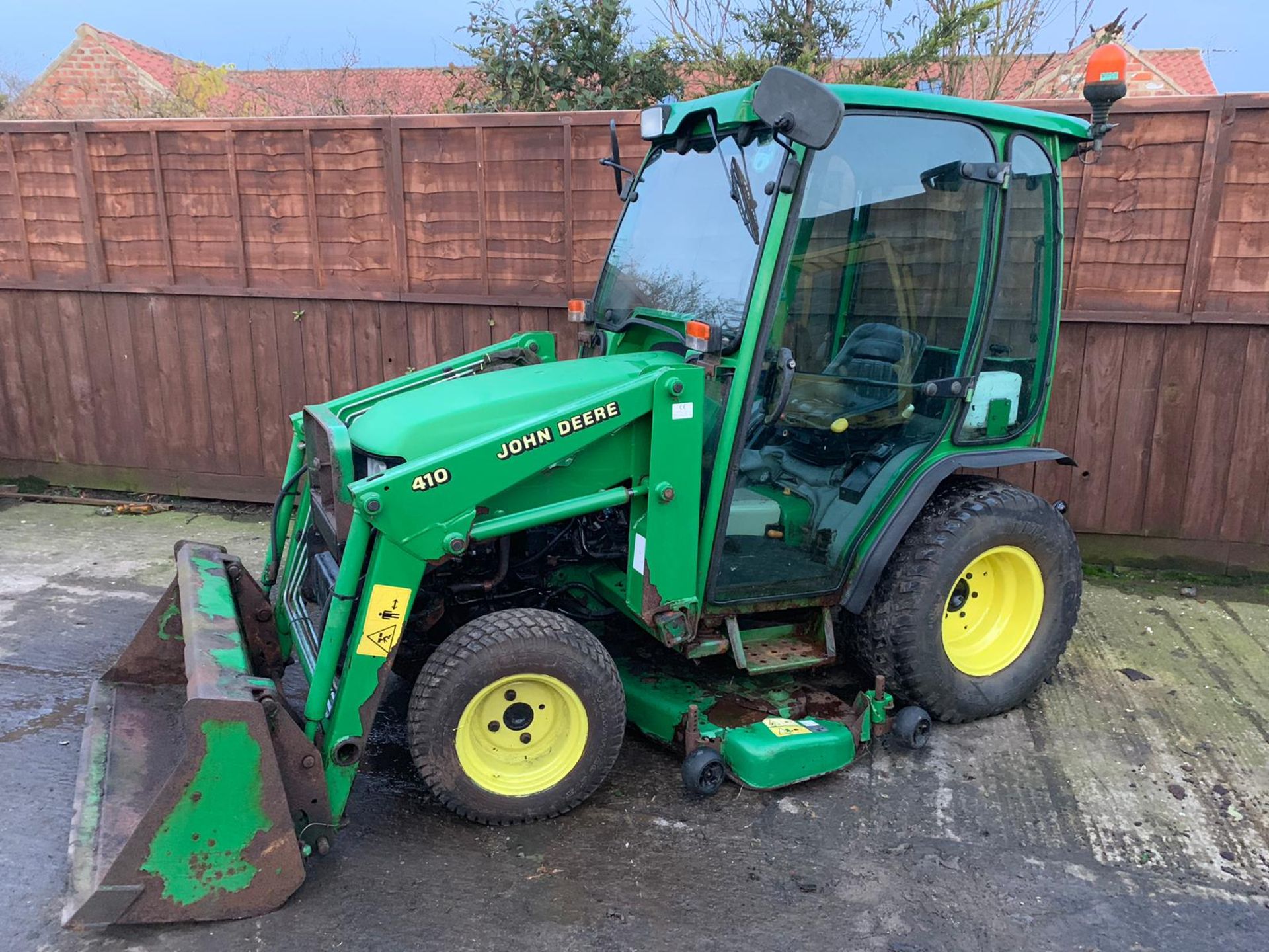 John Deere 4110 Compact Tractor With Power Loader