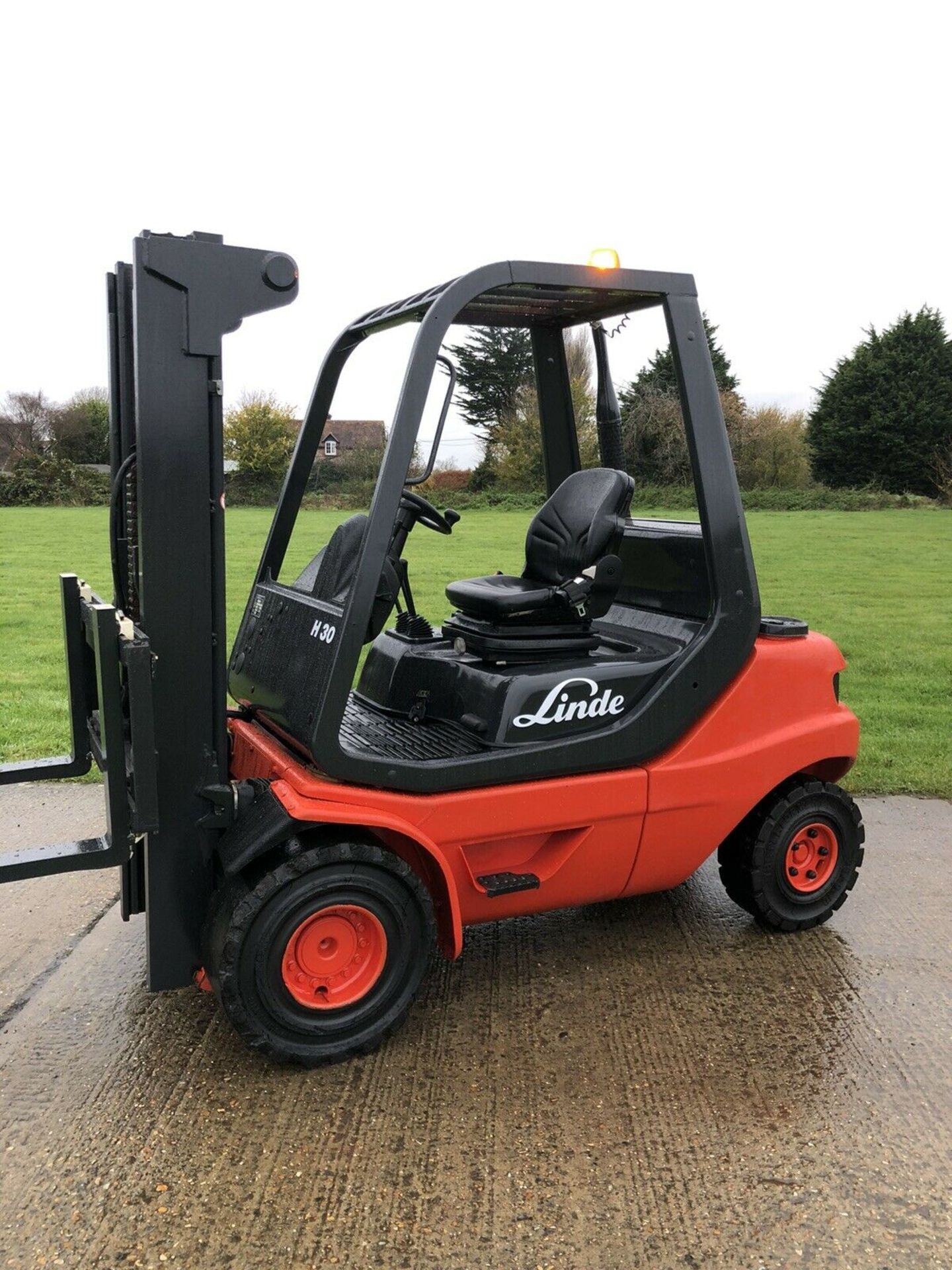 Linde H30d Diesel Forklift - Image 8 of 9