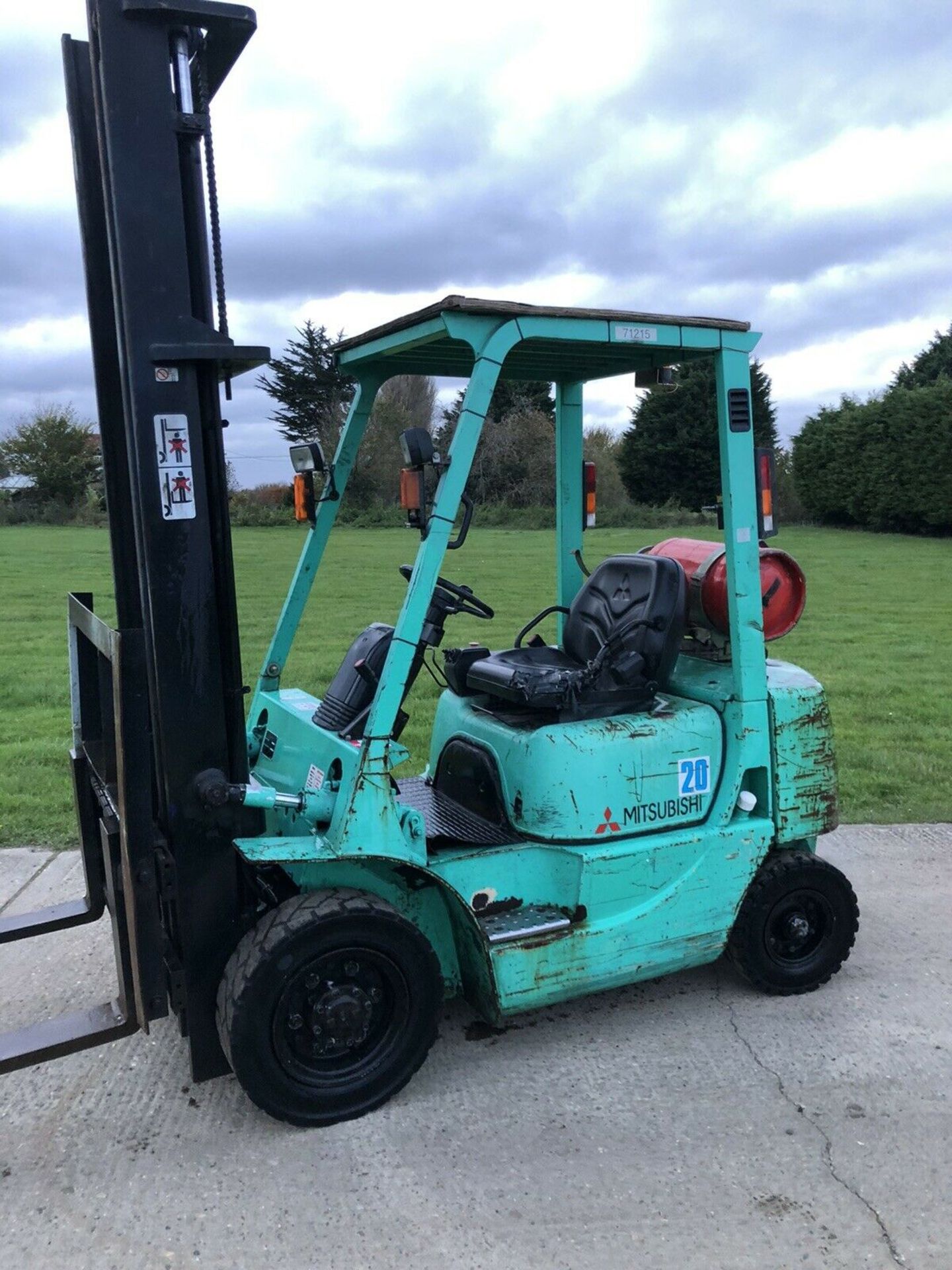 Mitsubishi Gas Forklift Truck.