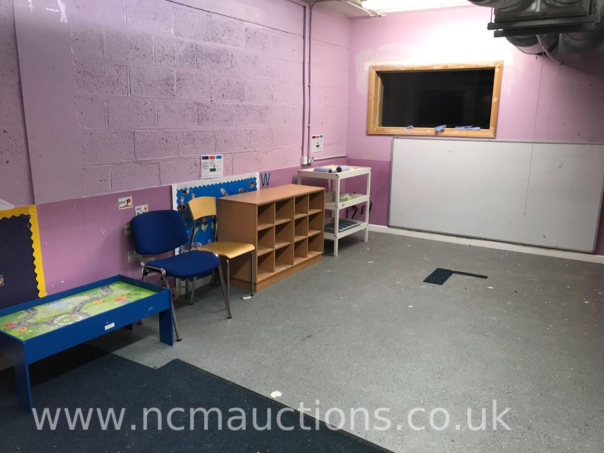 Loose and removable contents of nursery area