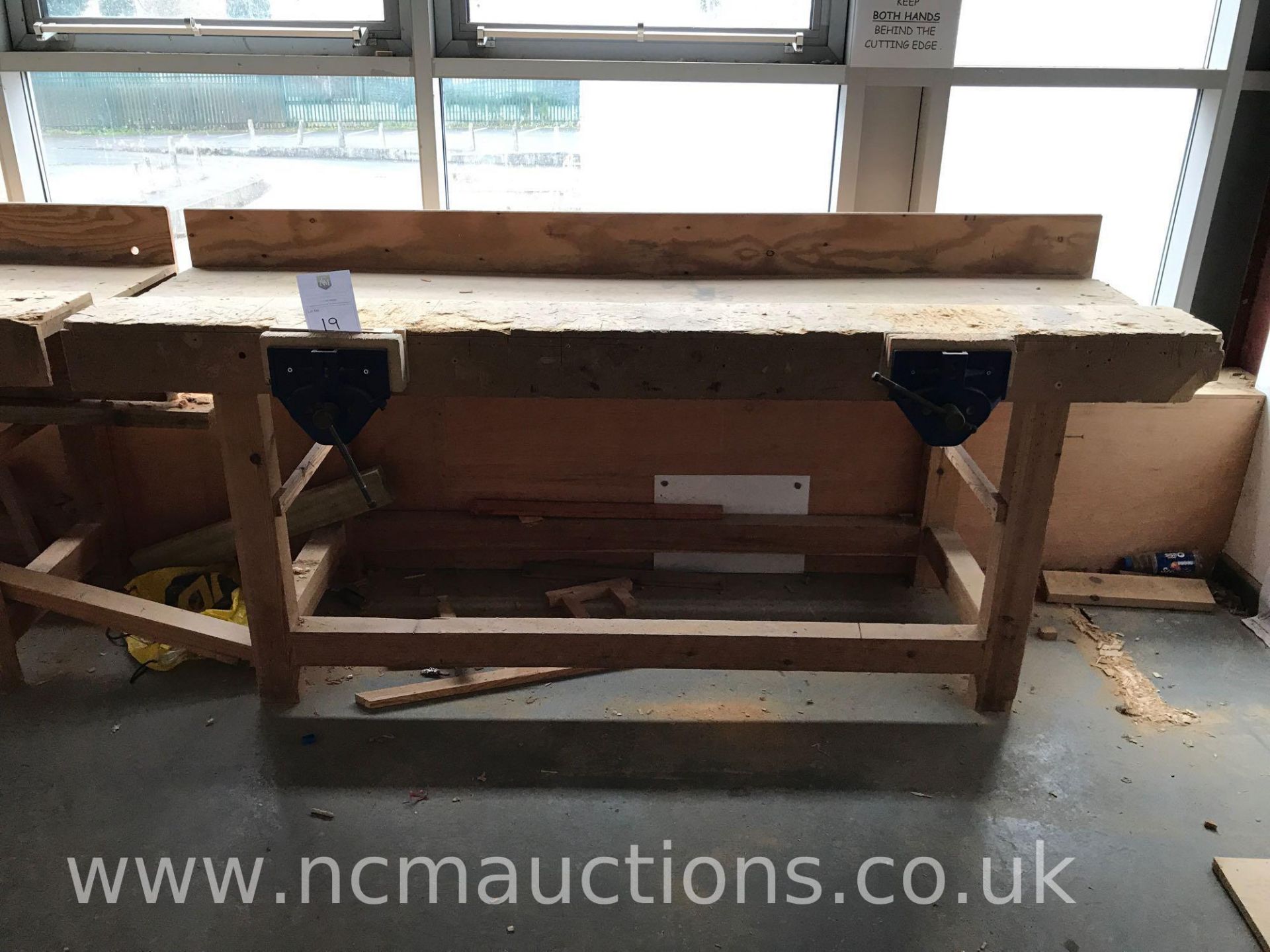 Single sided carpenters bench