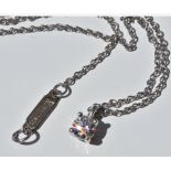 Tiffany and Co Diamond Pendant Necklace