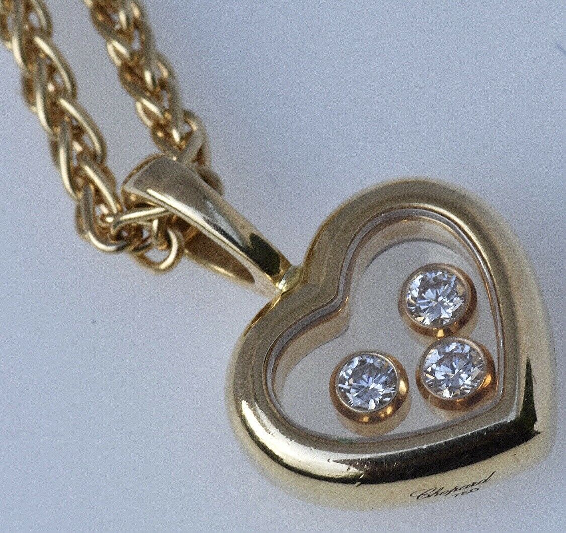 Chopard "Happy Diamonds" Pendant Heart Necklace